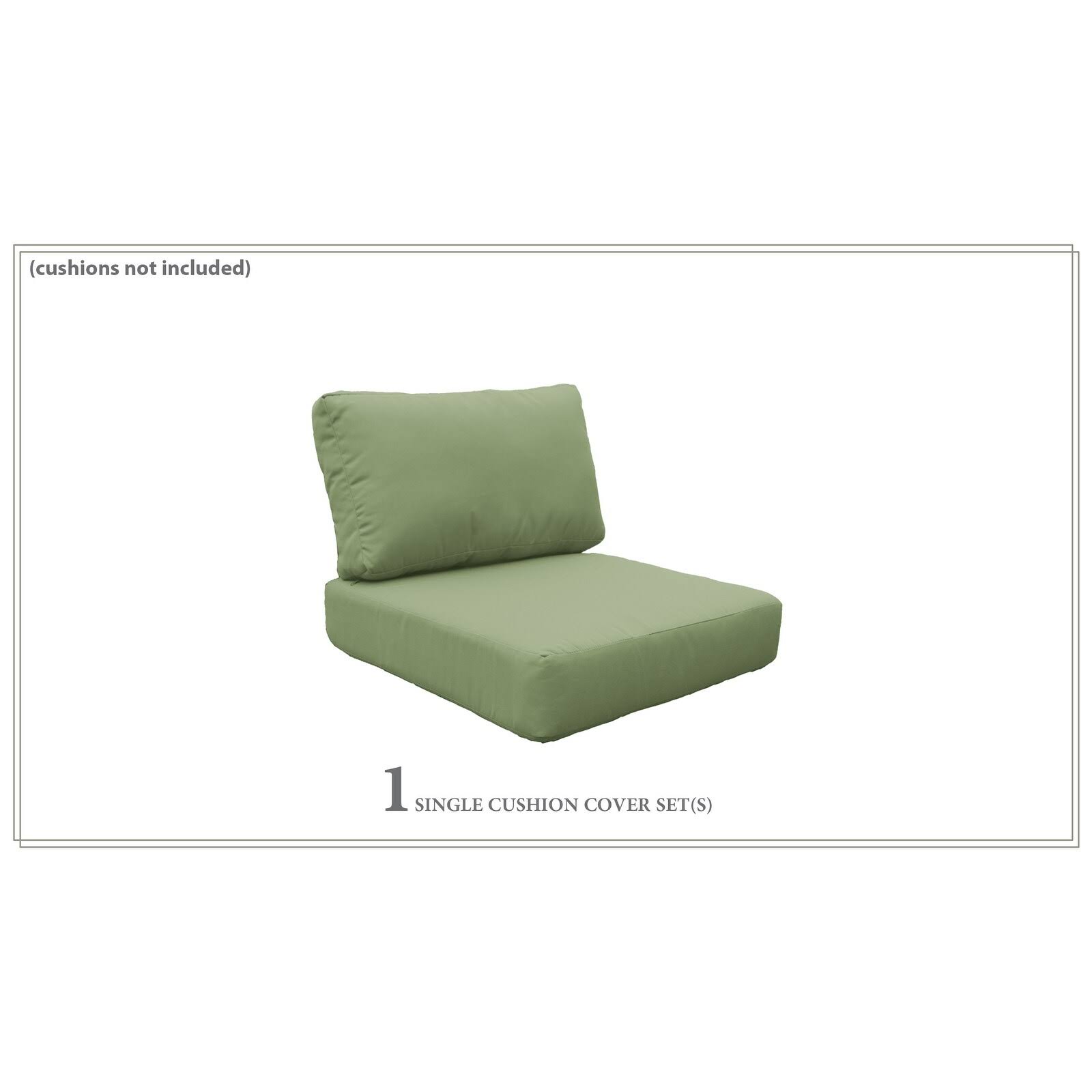 Indoor/Outdoor Cushion Cover TK Classics Fabric: Cilantro