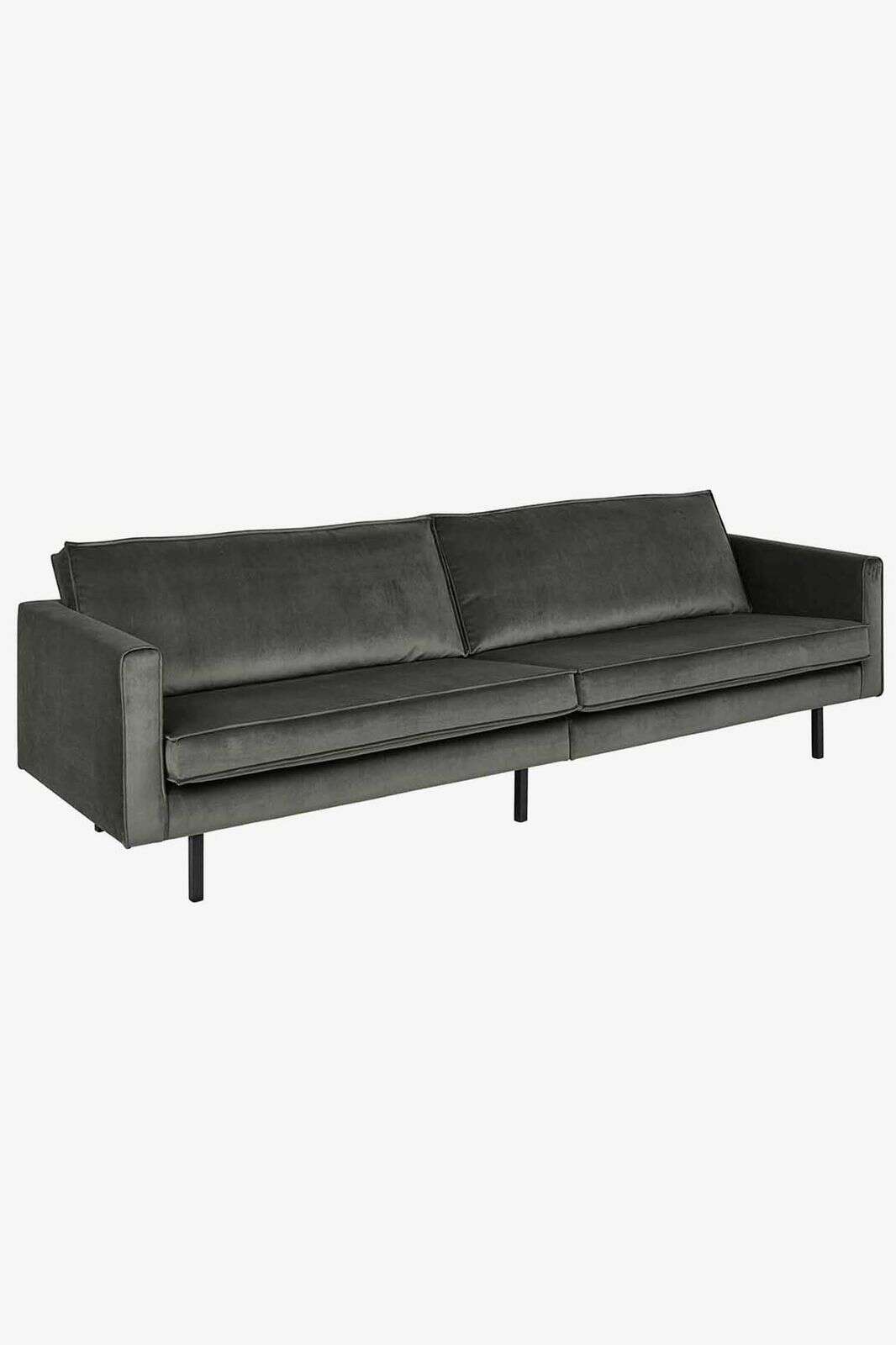 Amsterdam velvet bank 4-zits Juke dark green hunter