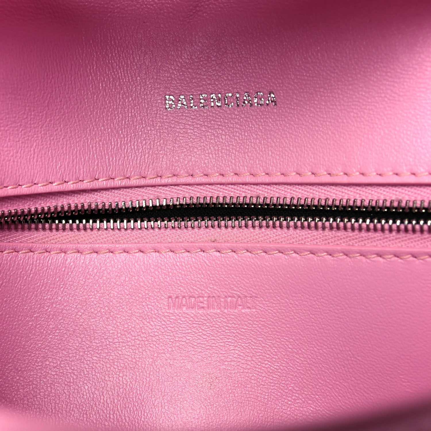 Semi Shiny Smooth Calfskin Small Downtown Shoulder Bag Candy Pink