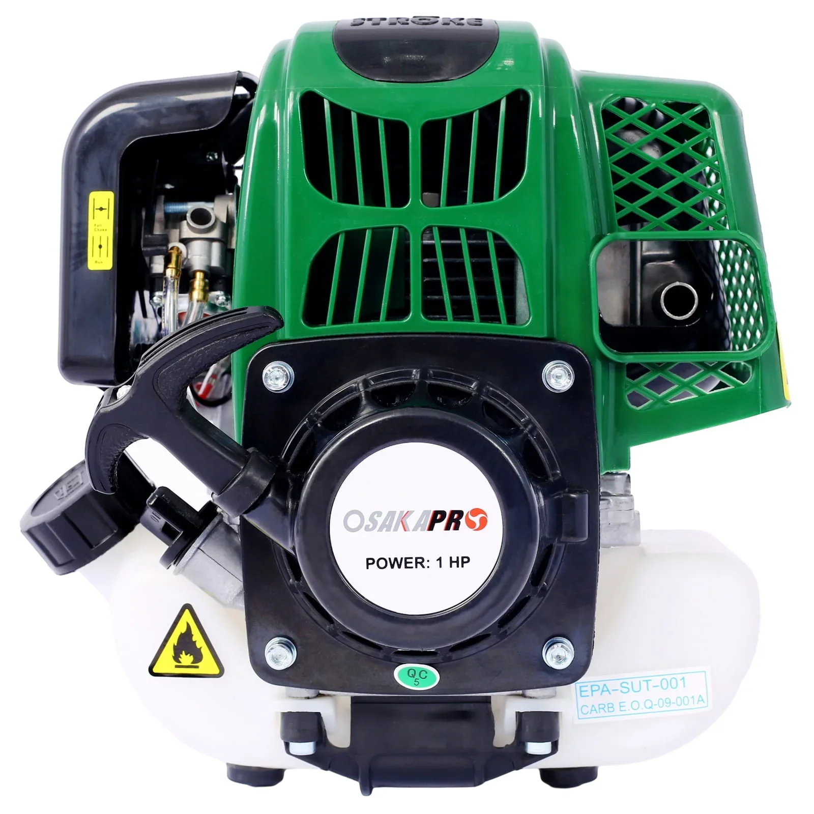 Buyweek 4 in 1 Multi-Functional Trimming Tool, 31CC 4-Cycle Garden Tool System with Gas Pole Saw, Hedge Trimmer, Grass Trimmer, and Brush Cutter EPA Compliant
