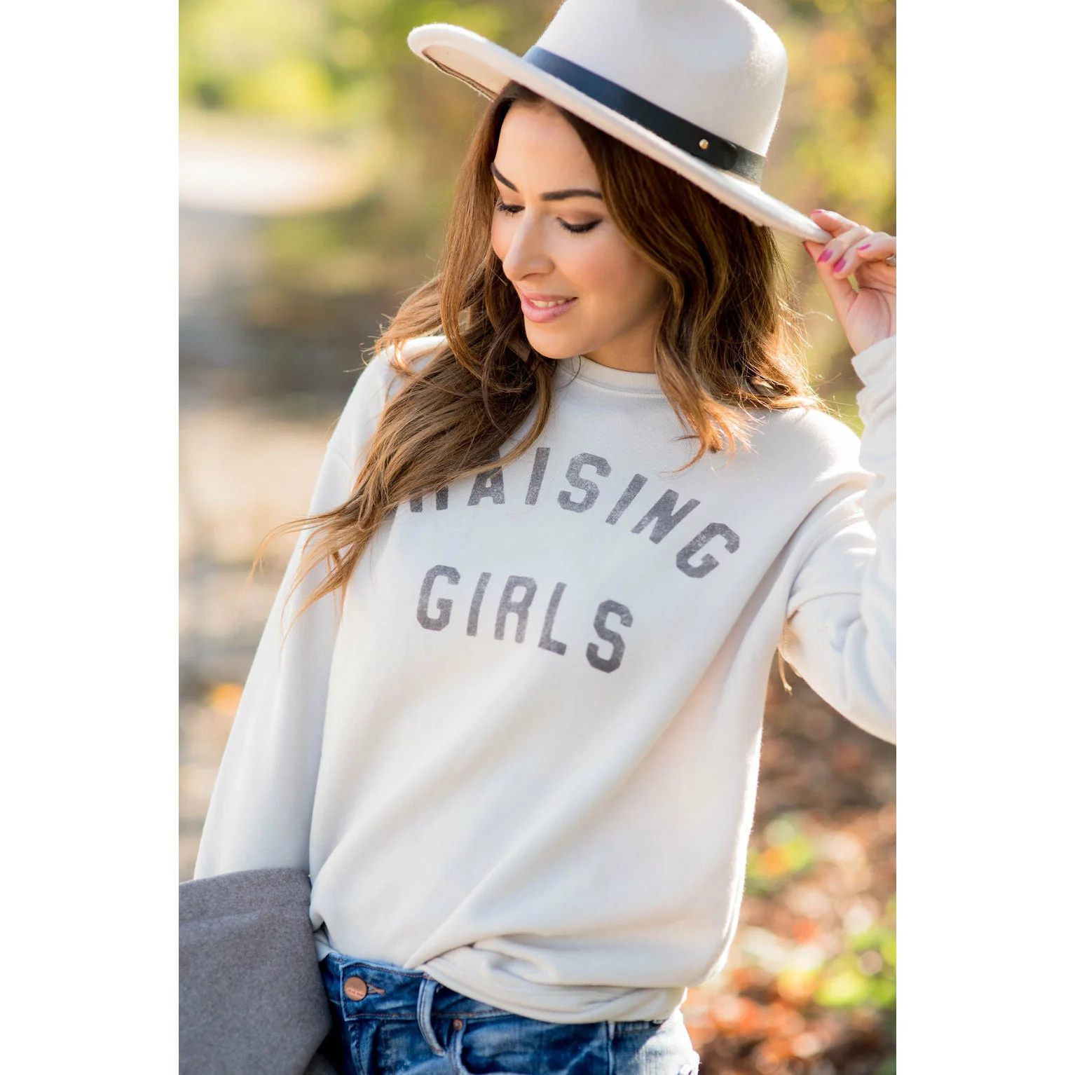 Raising Girls Graphic Crew Neck