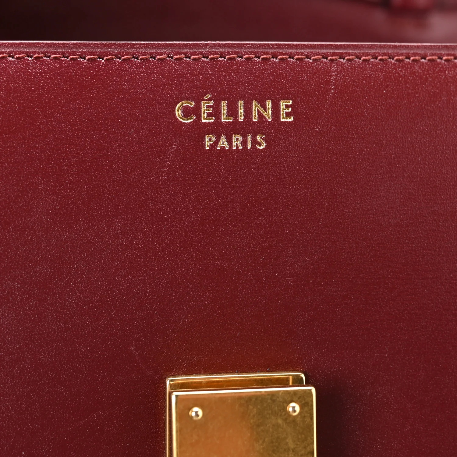 Box Calfskin Small Classic Box Flap Bag Burgundy