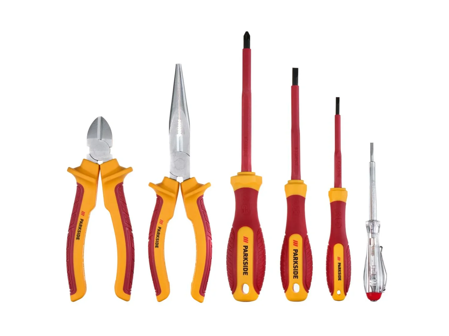 PARKSIDE Set d'outils dlectricien, 6 pices