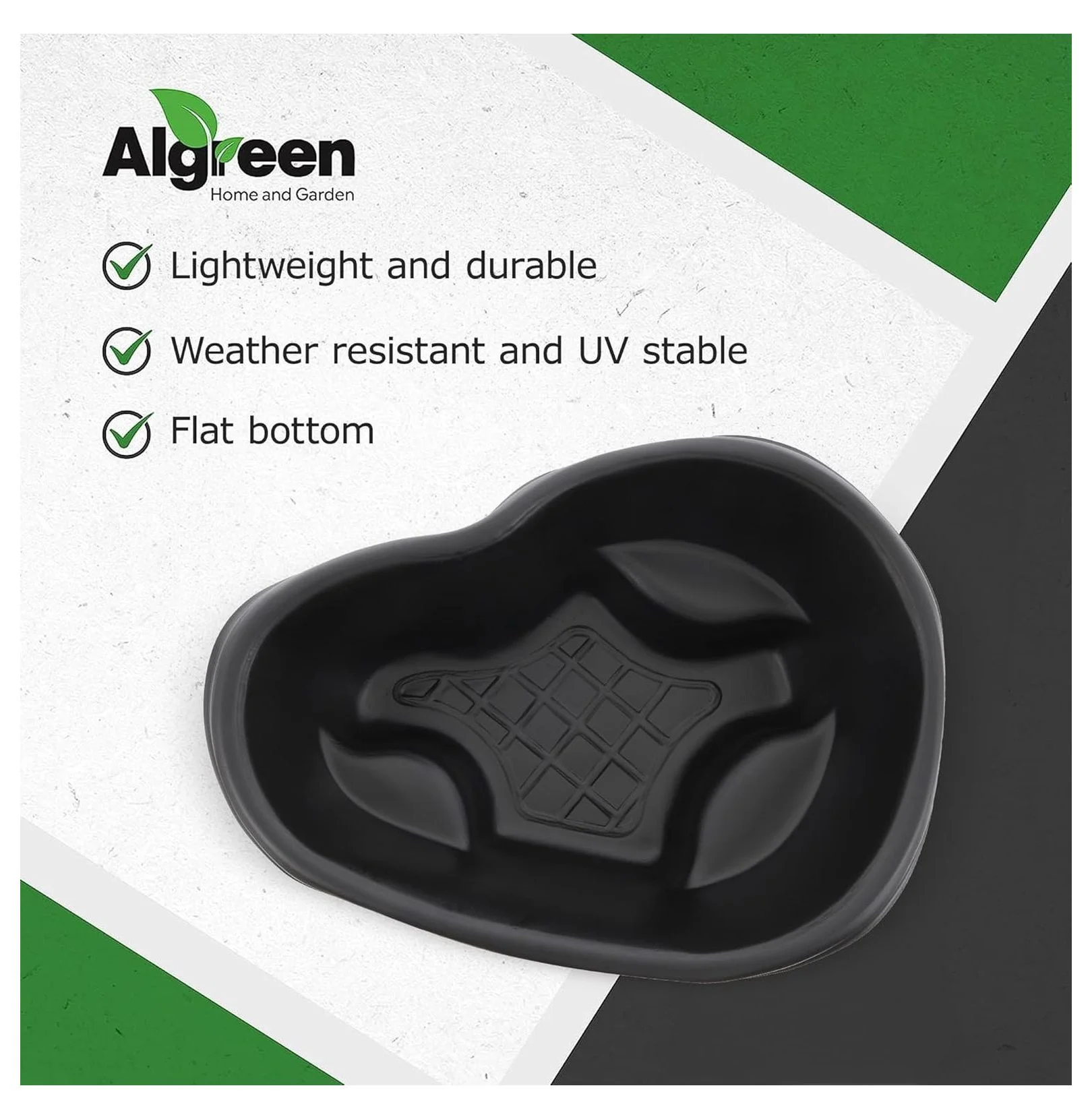 Products Rigid Preformed Pond Liner, Fish and Plant Safe, Lightweight 4.25 pounds, Holds up 33 Gallons, Black - Image 4