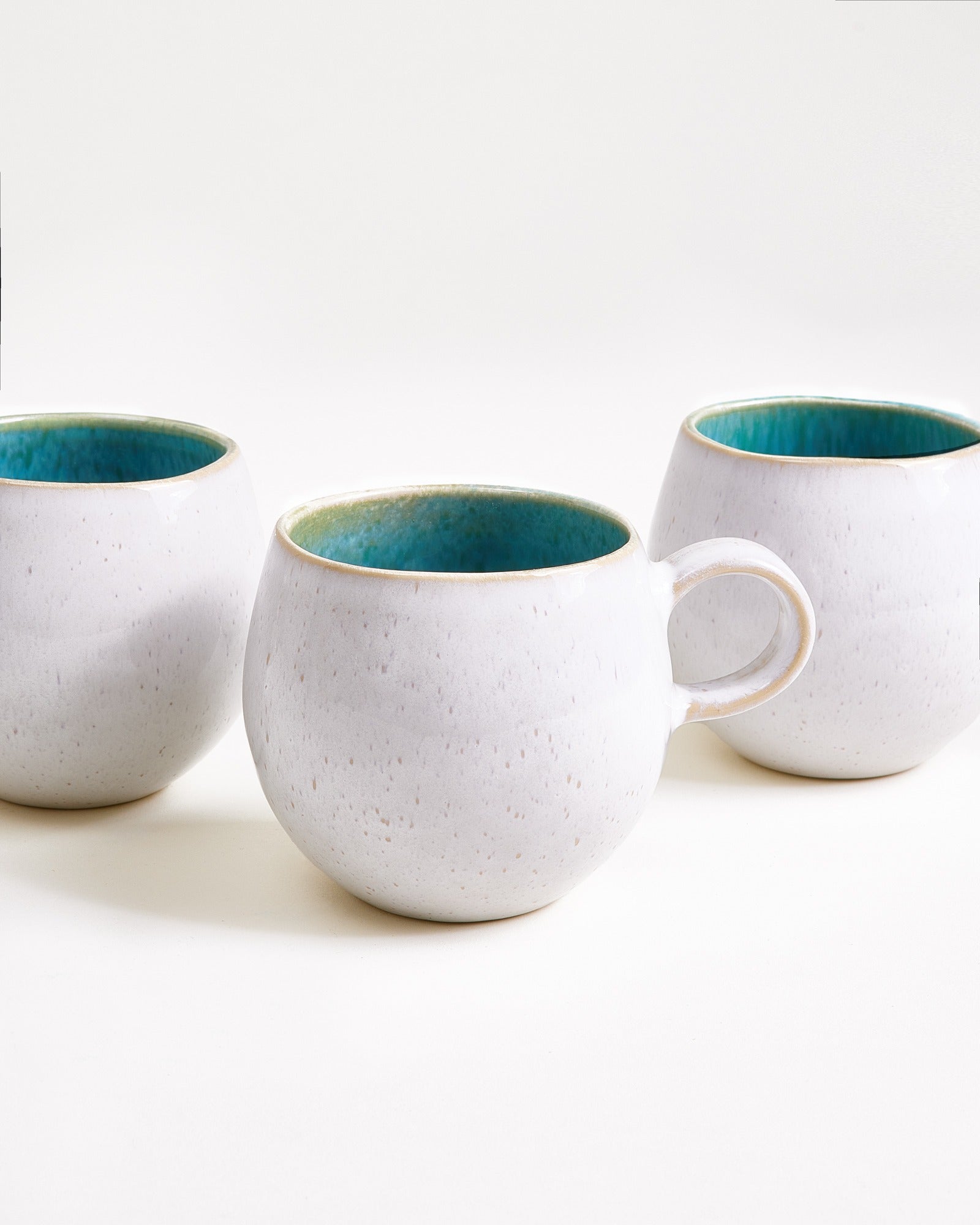 AREIA - SMALL MUG AQUA SET OF 6