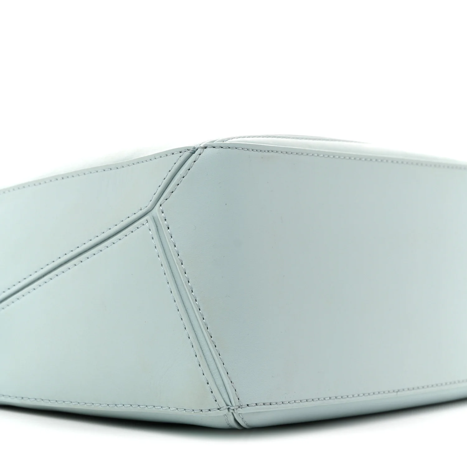 Grained Calfskin Small Puzzle Bag Aquamarine