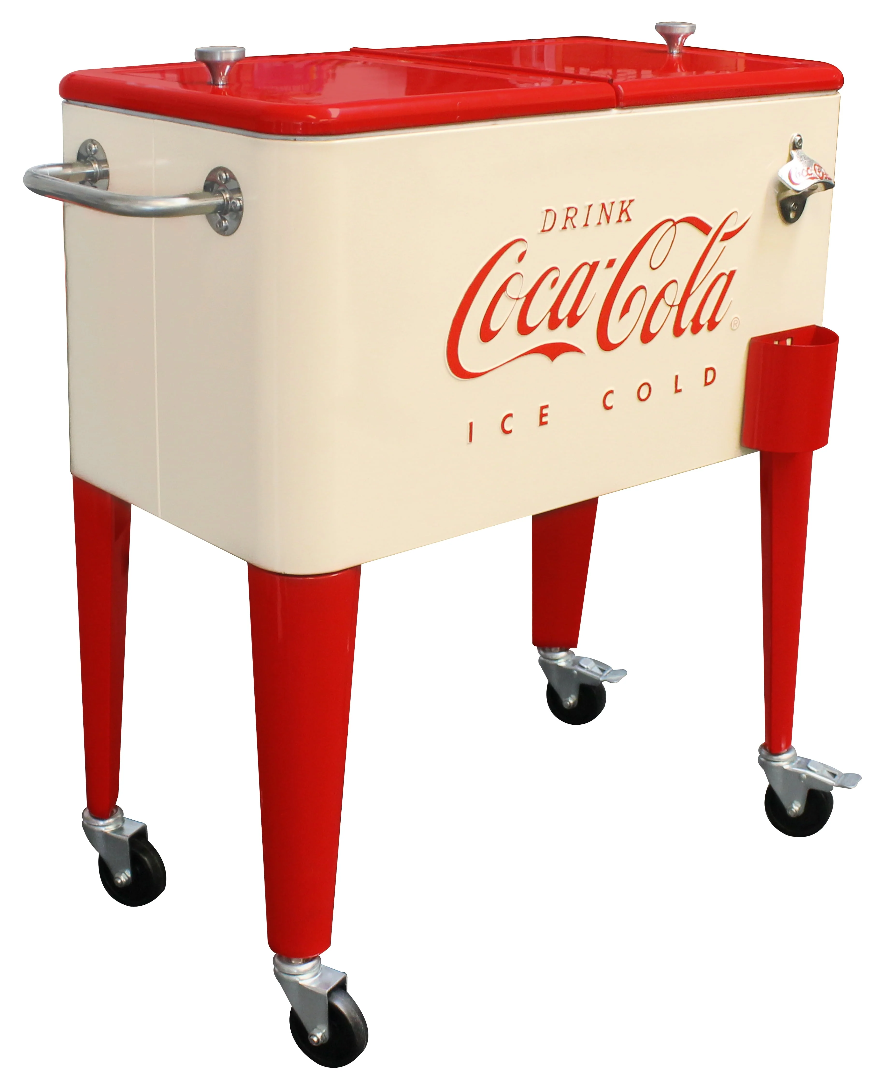 Licensed Series CP 98111 Metal 60 Qt Outdoor Patio Cooler - Image 3