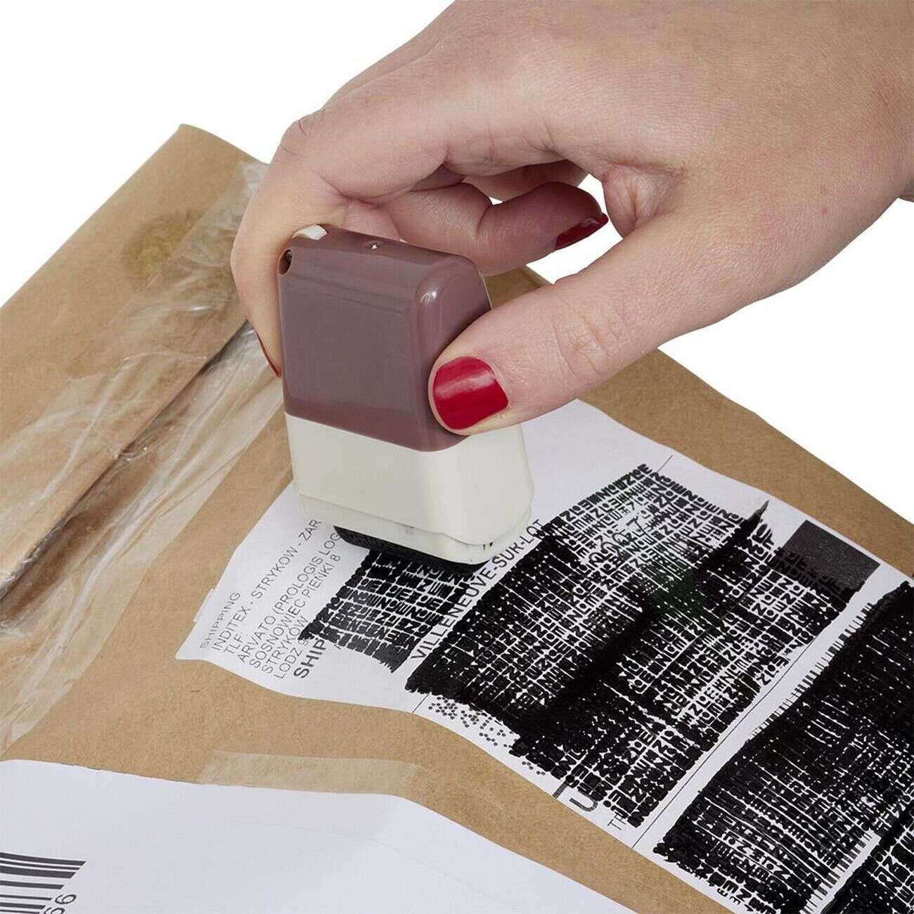 Effaceur d'adresse 2-en-1 ouvre colis et courrier