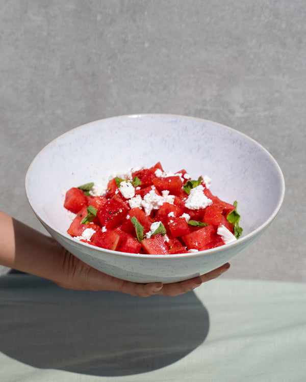 AREIA - SMALL SERVING BOWL WHITE