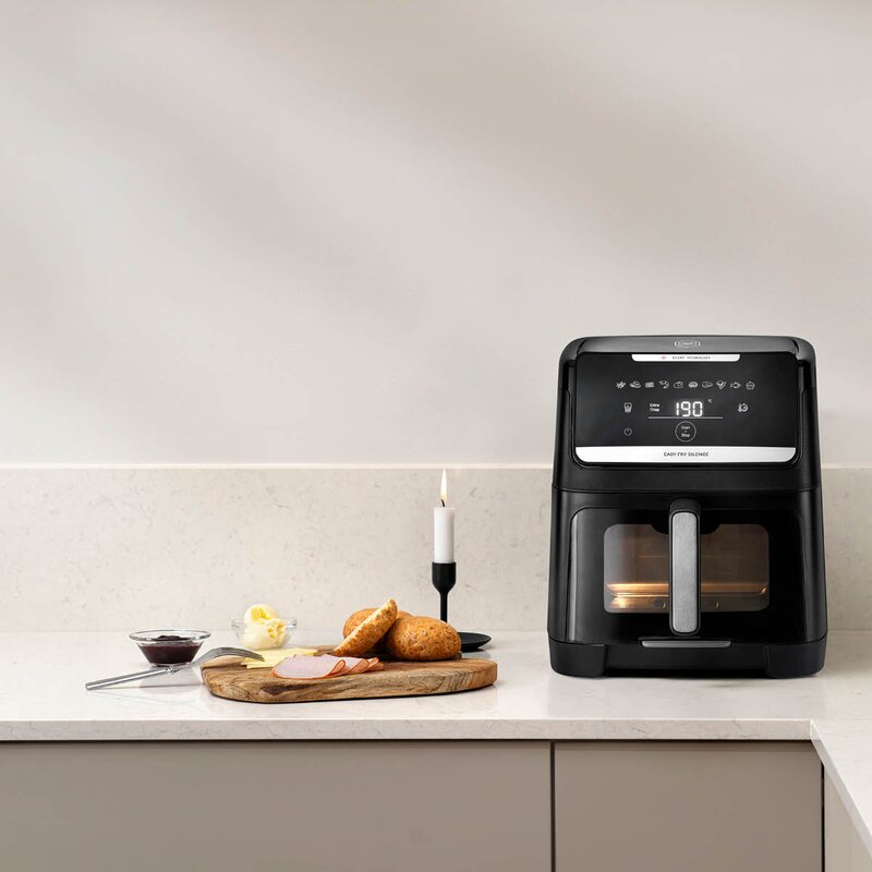 Easy Fry Silence Vision airfryer 7L svart