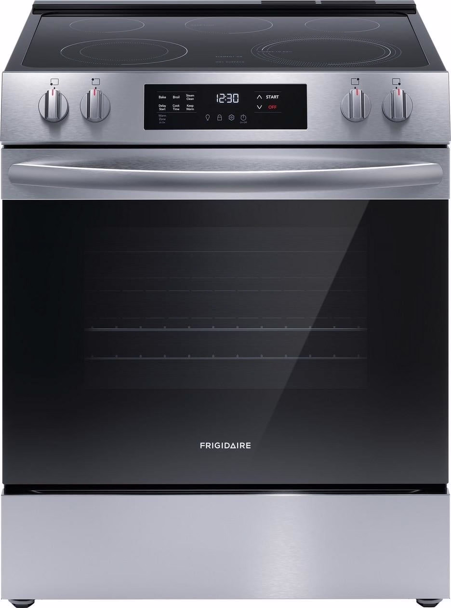 FCFE3062AS 30" Wide 5 3 Cu  Ft  Electric Range, Stainless Steel(Stainless Steel)