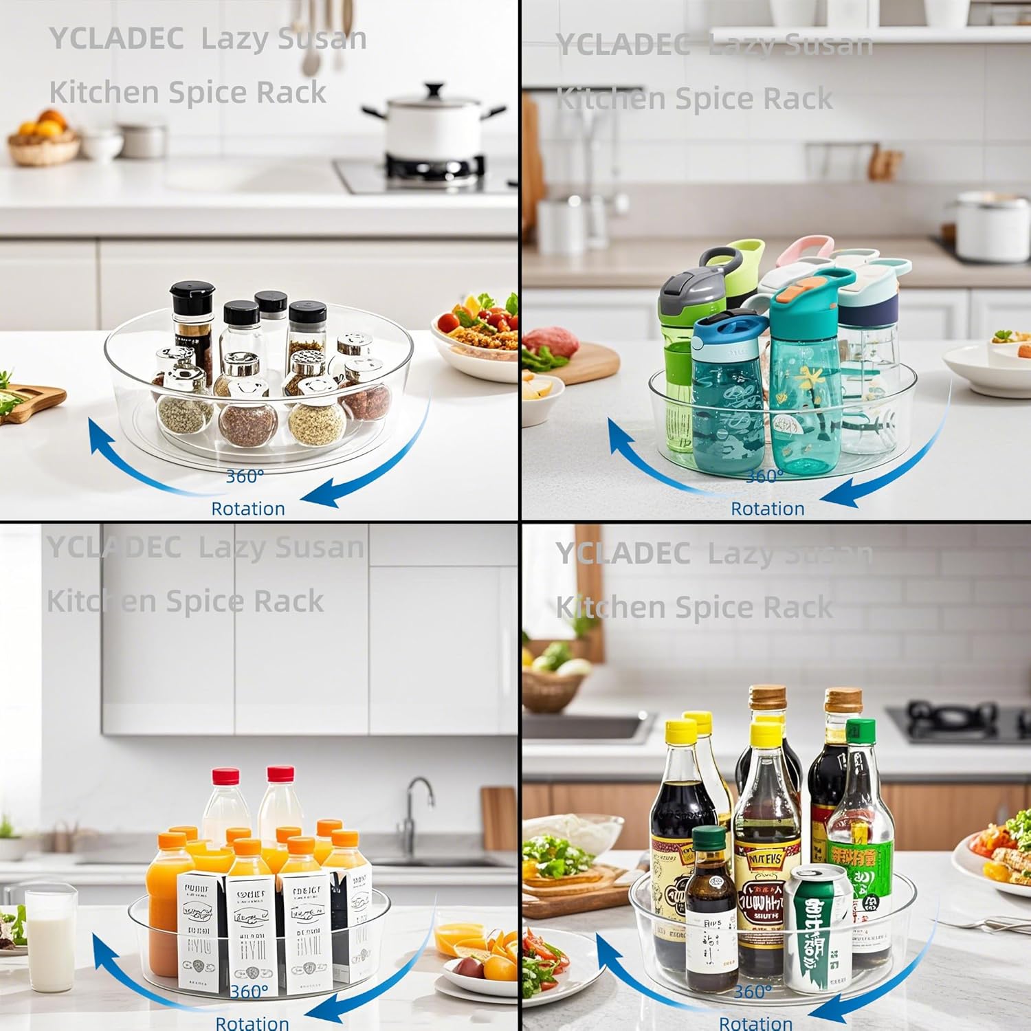 4 Pack Lazy Susan 11.5