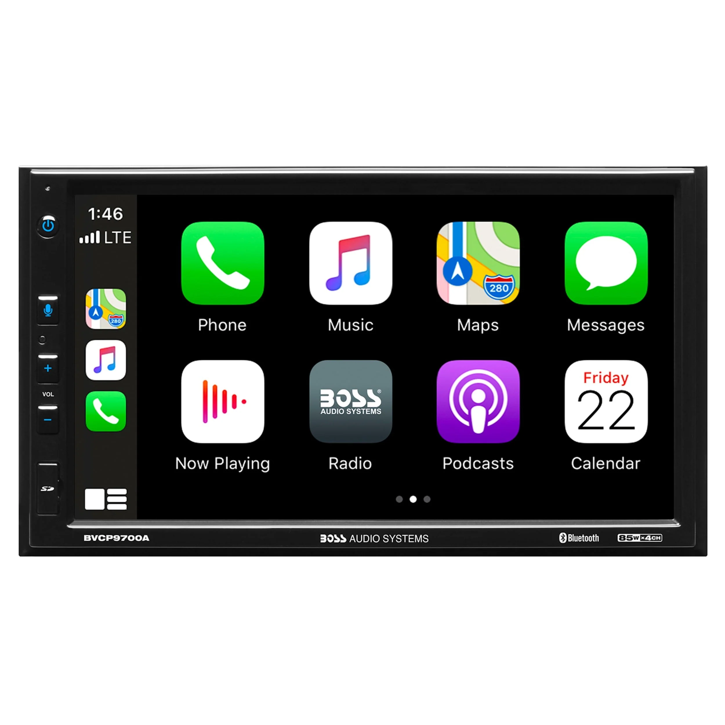 BOSS Audio Systems BVCP9700A 2 Din Apple CarPlay Android Auto Car Stereo System Image 10