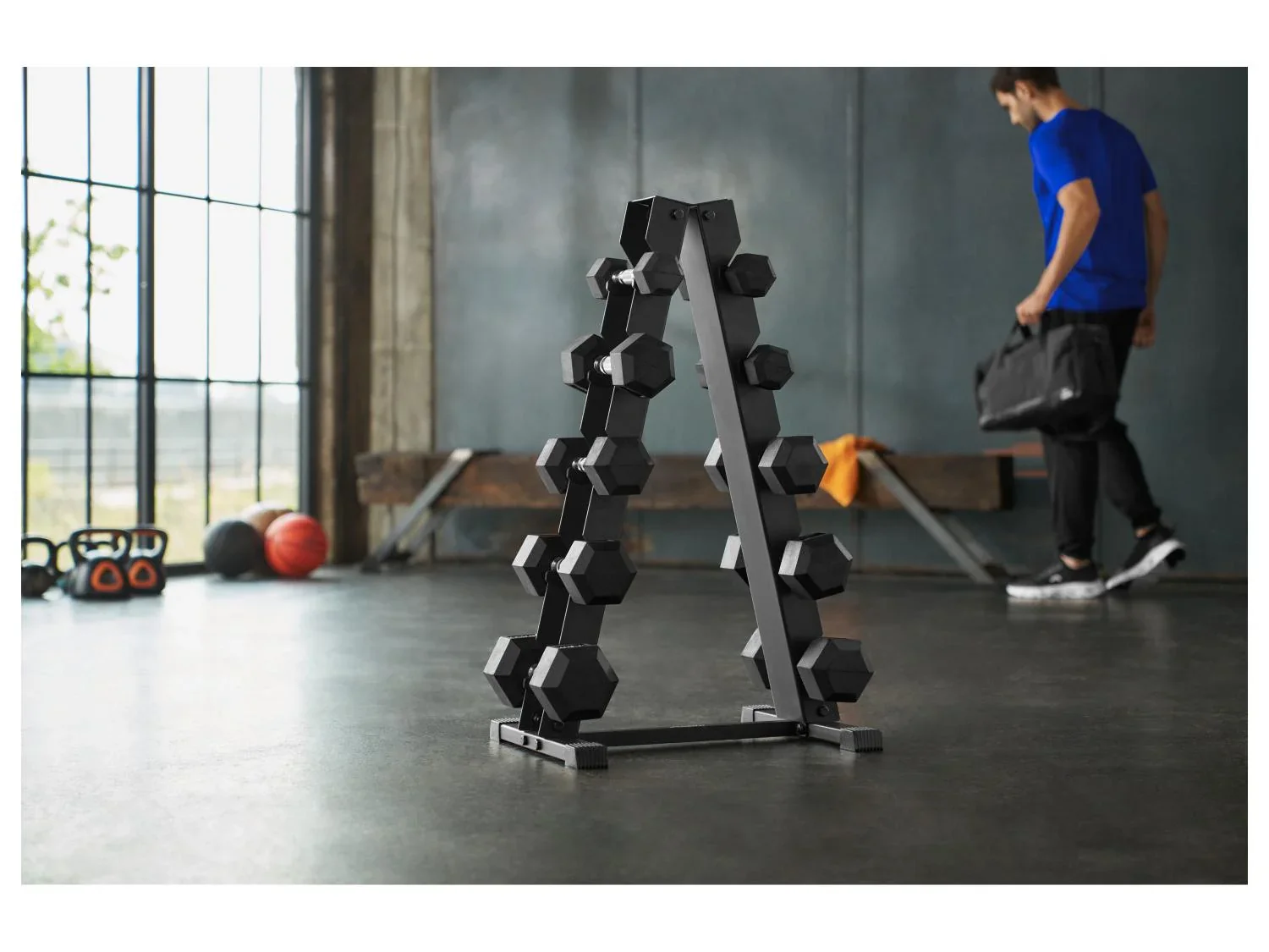 CRIVIT Haltre court hexagonal, 12,5 kg