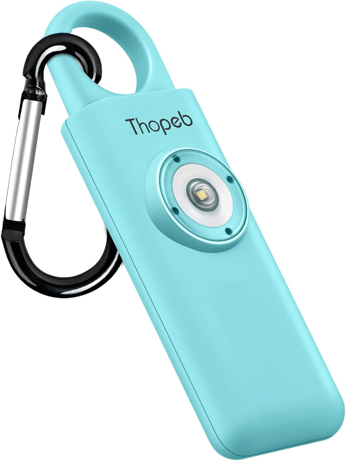 Thopeb–The Original Personal Safety Alarm for Women Self Defense – Elders & Kids Self Defense Keychain Siren – 135dB Loud Siren Bird Sound – Cute Key Chains Protection (Charcoal)