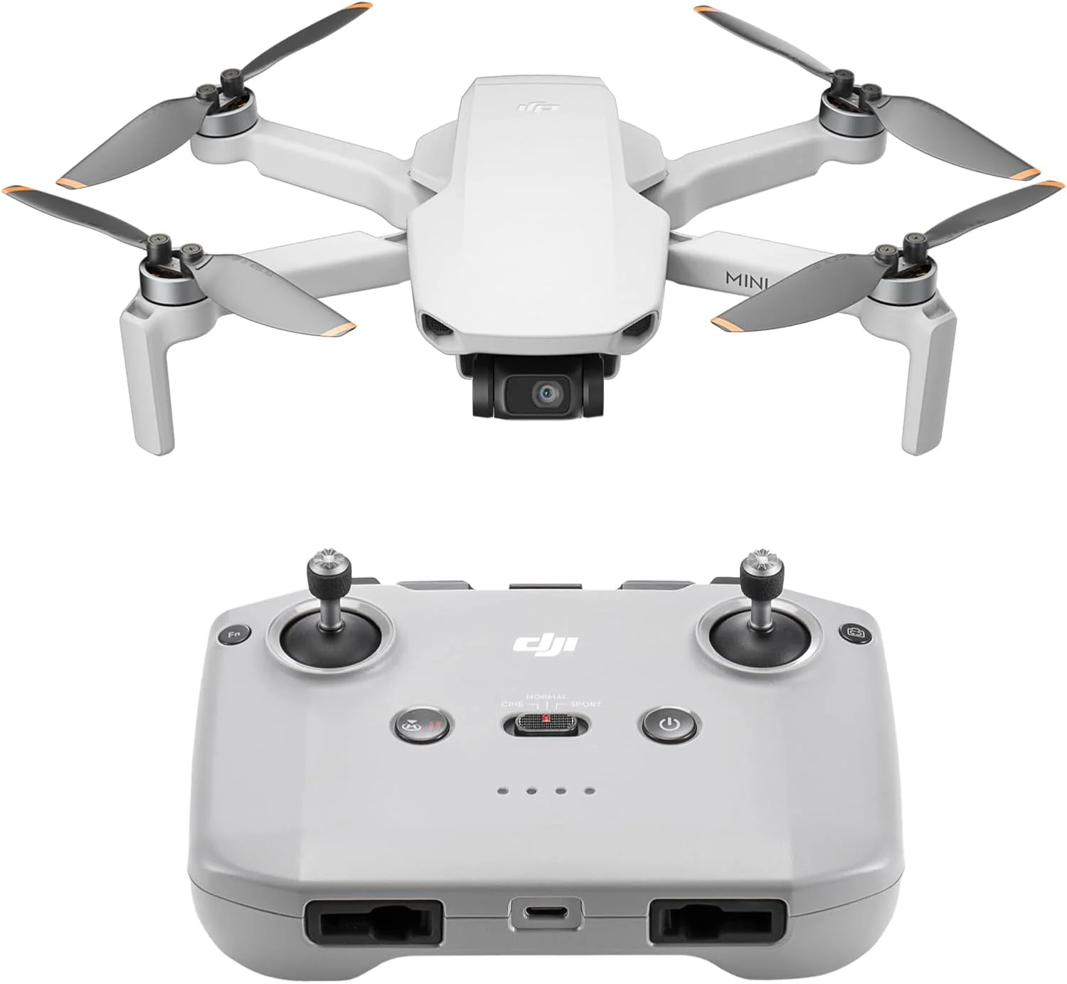 DJI Mini 4K, drone avec caméra 4K UHD pour adultes, moins de 249 g, stabilisation sur nacelle 3 axes, transmission vidéo jusqu'à 10 km, retour automatique, résistance au vent, autonomie maximale de 31 minutes avec une seule batterie, pilotage intelli