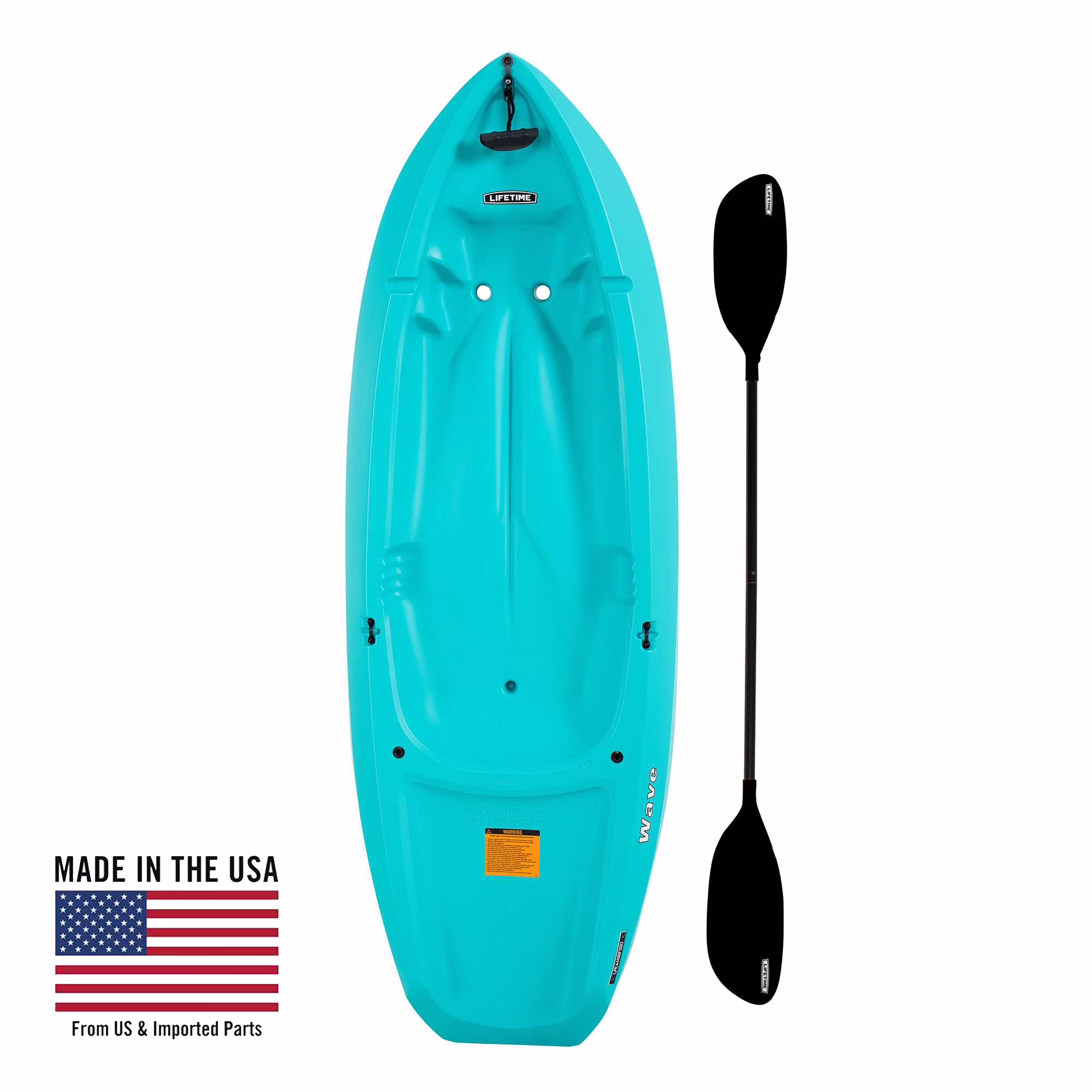 Lifetime Wave 6 Ft Youth Kayak, Fire Red (91401)