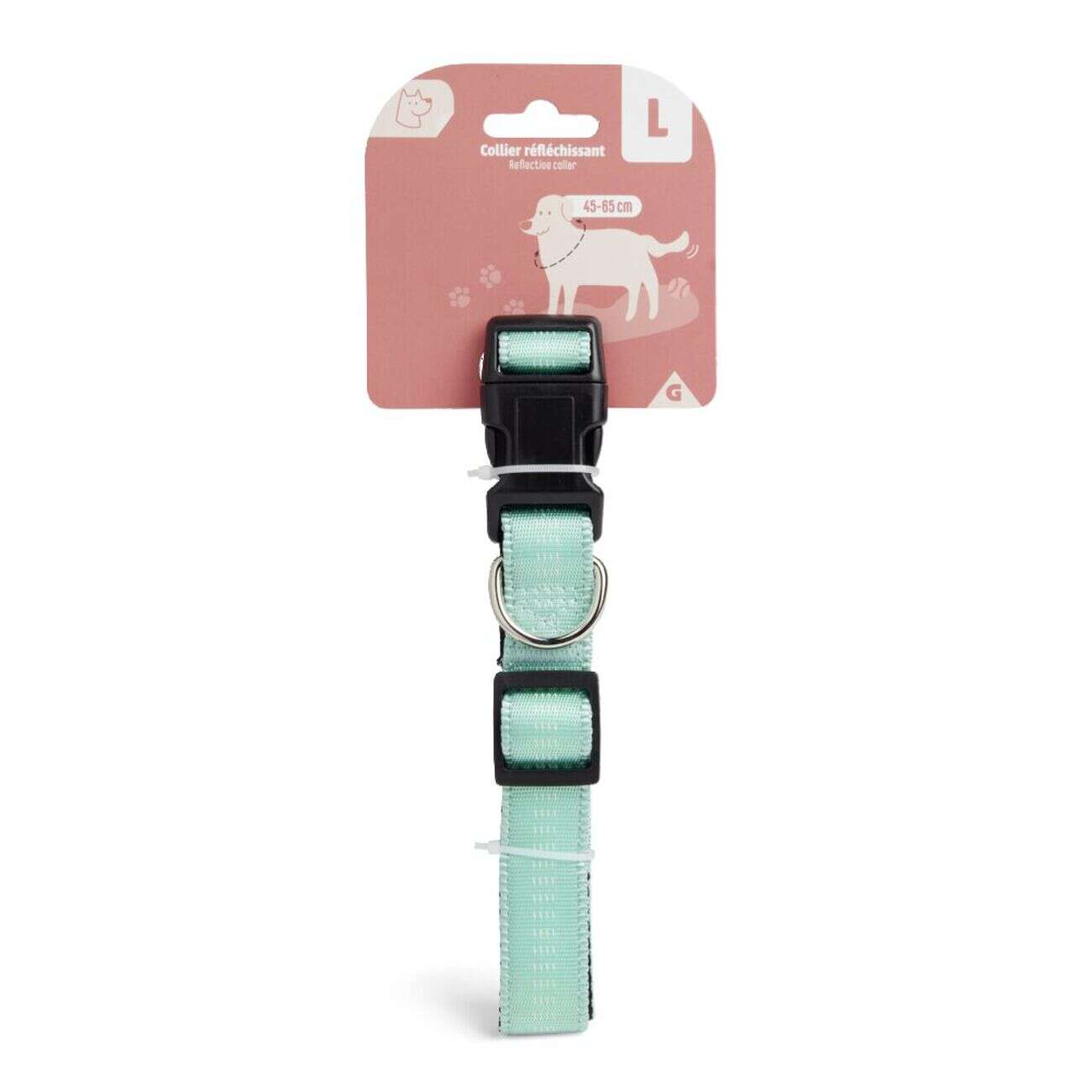 Collier réflechissant pour grand chien - Taille L