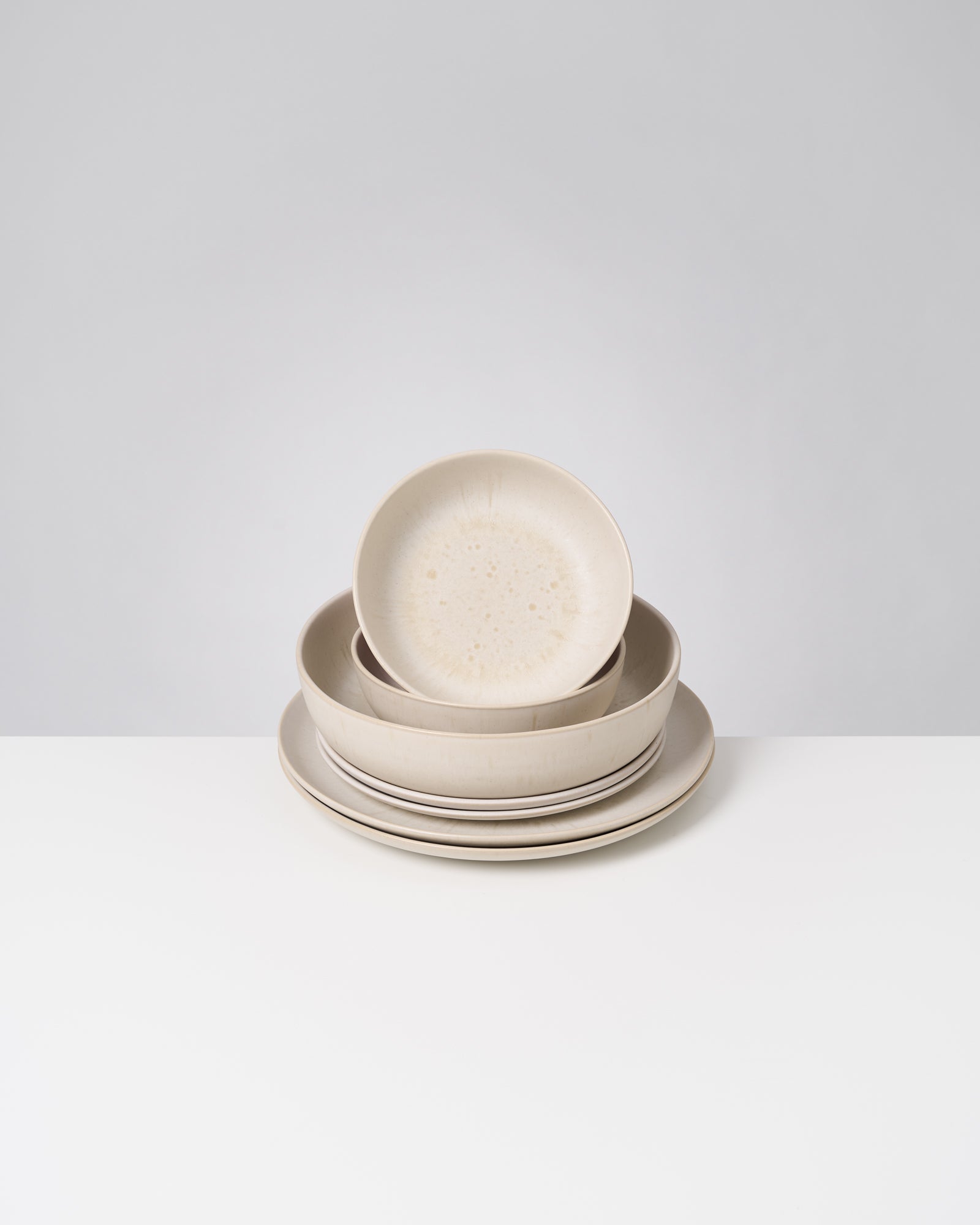 SINTRA - TABLEWARE SET MODERN SAND 7 PIECES