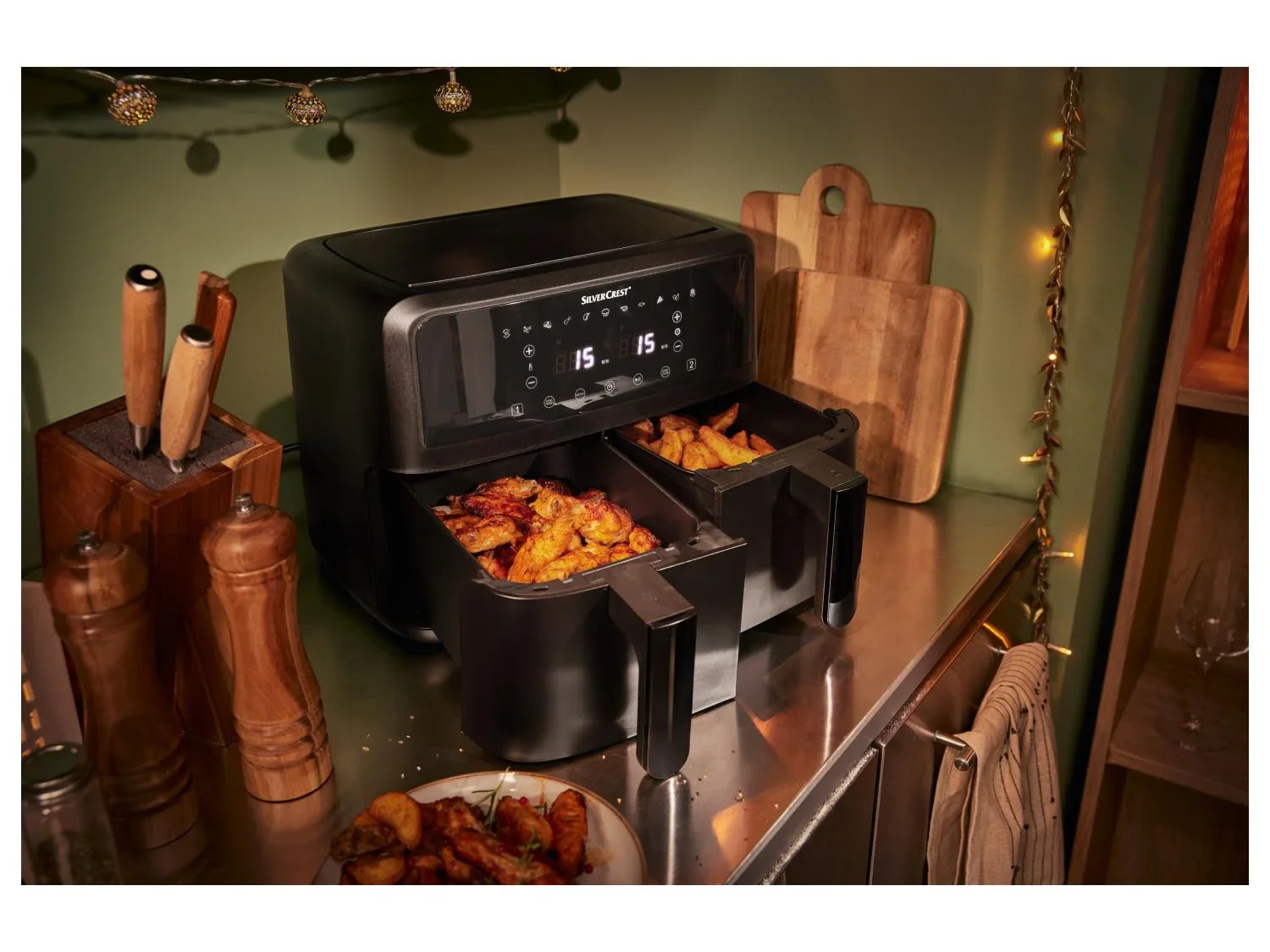 SILVERCREST KITCHEN TOOLS Friteuse  air chaud double zone