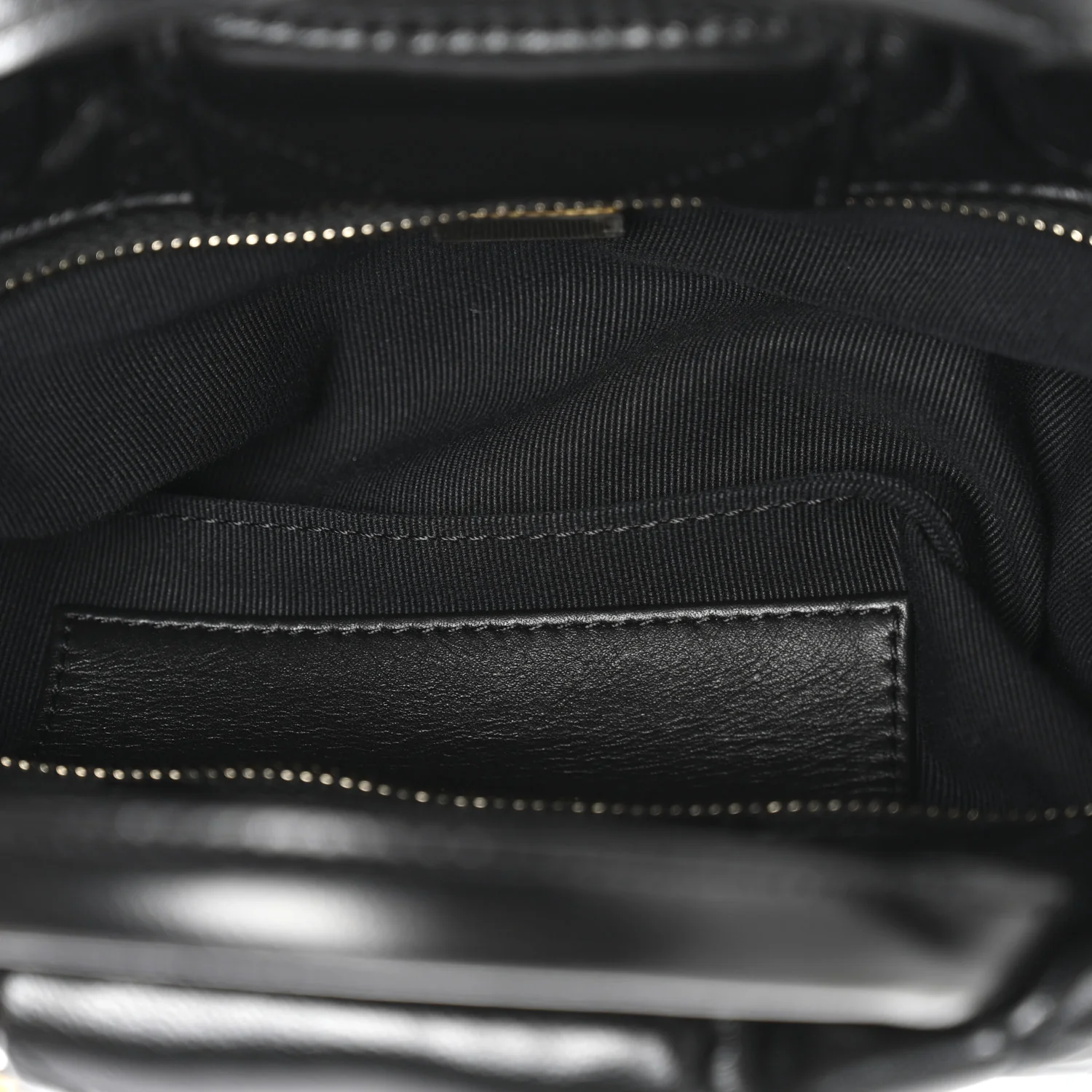 Lambskin Quilted Mini Bow Bag Black