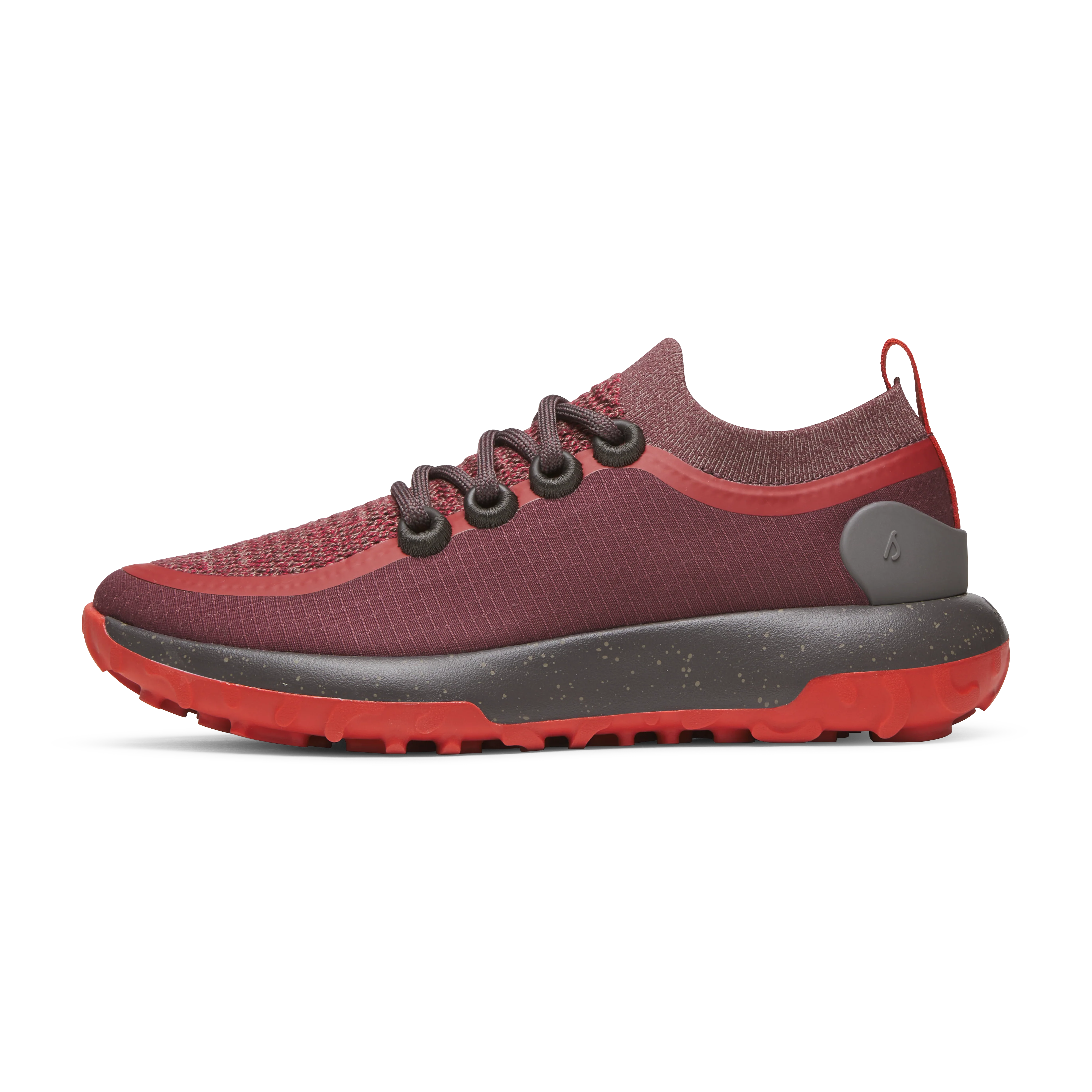 Men's Trail Runners - Deep Red (Dark Anthracite Sole)