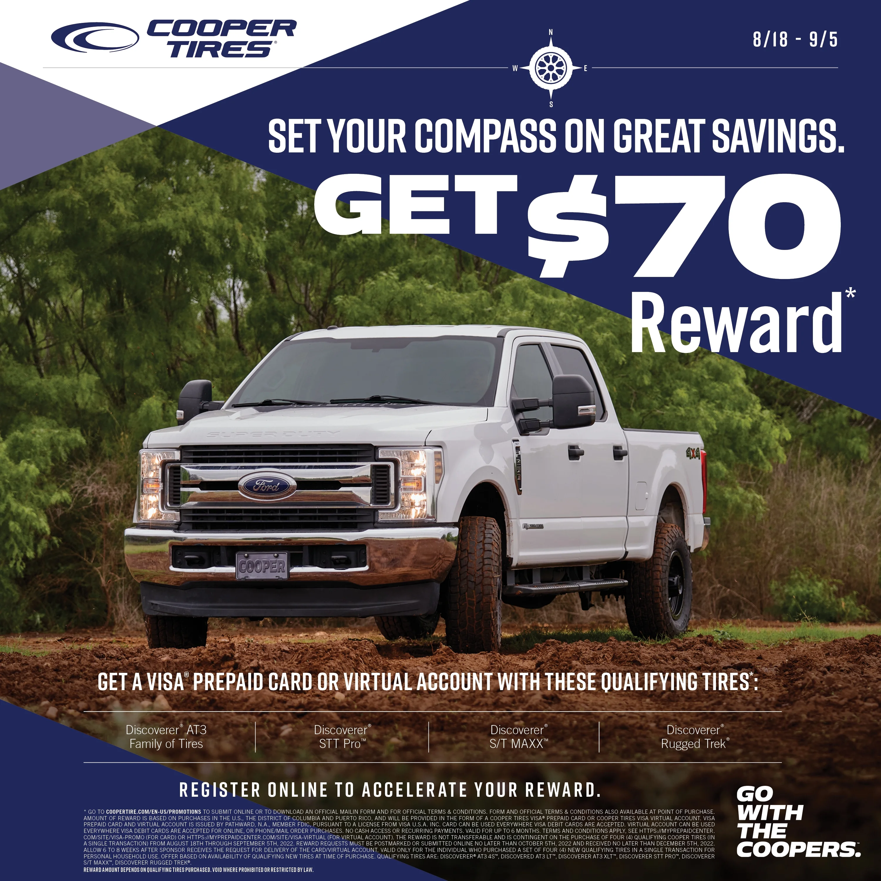 Cooper Discoverer S/T Maxx All-Terrain LT275/70R18 125/122Q E Light Truck Tire