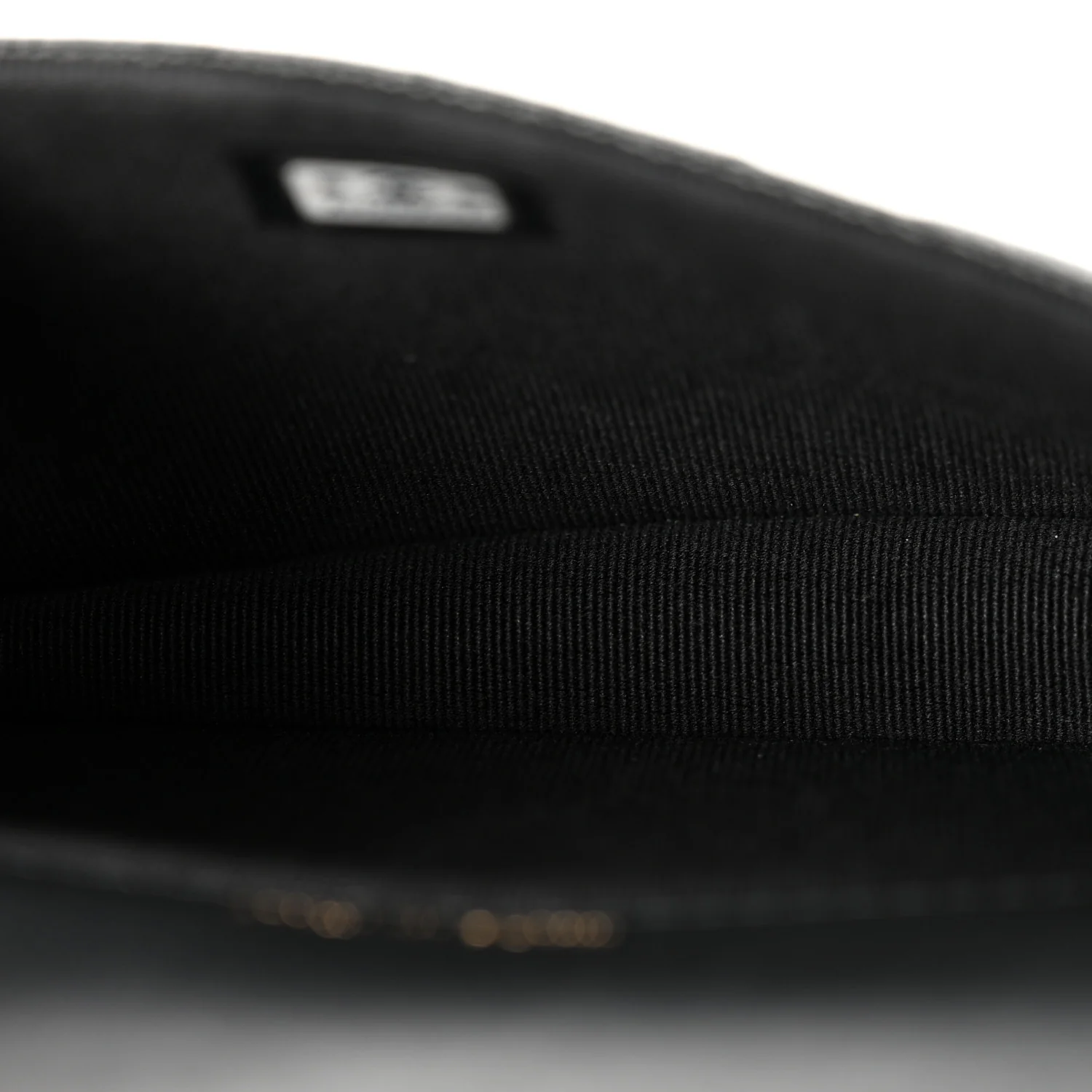 Caviar Quilted Belt Bag Black