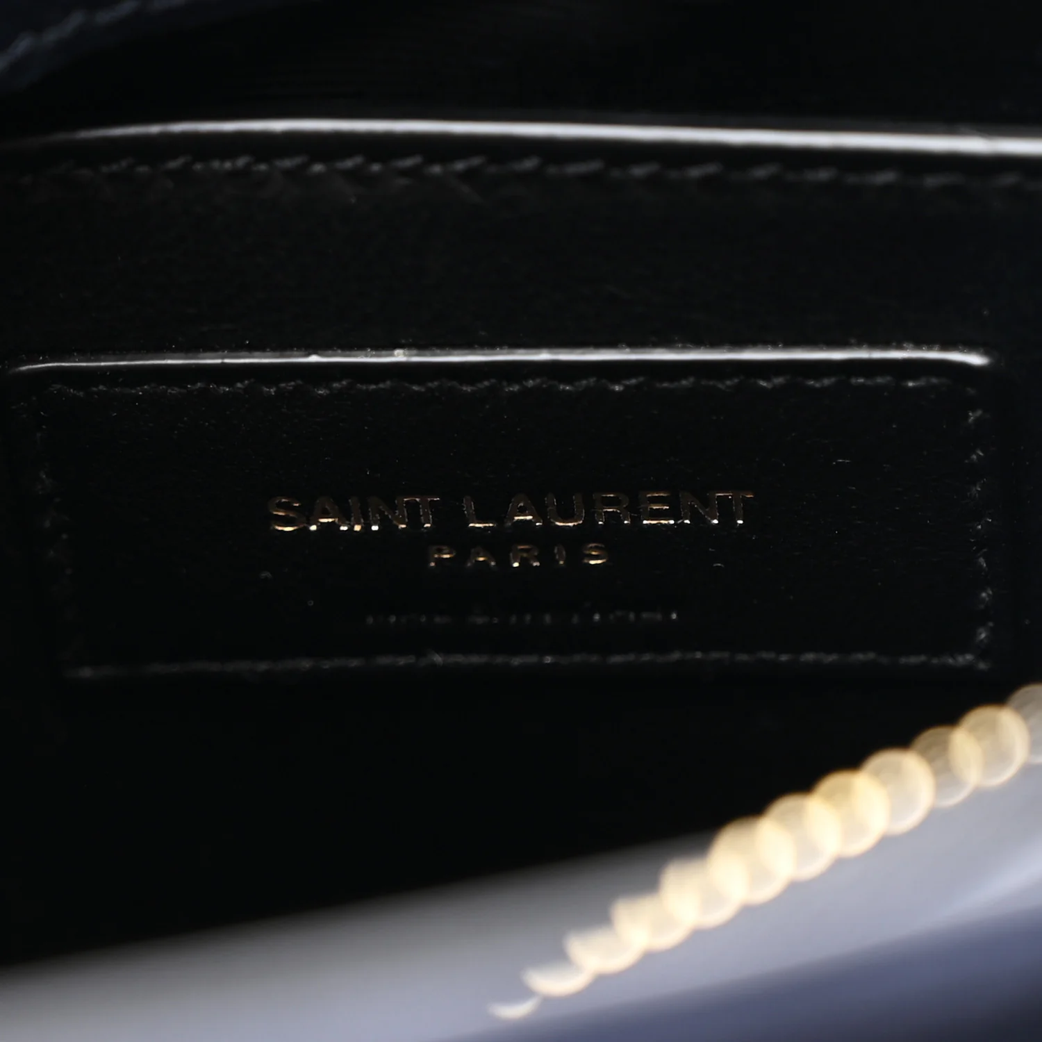 Suede Calfskin Y Quilted Monogram Small Loulou Chain Satchel Deep Marine