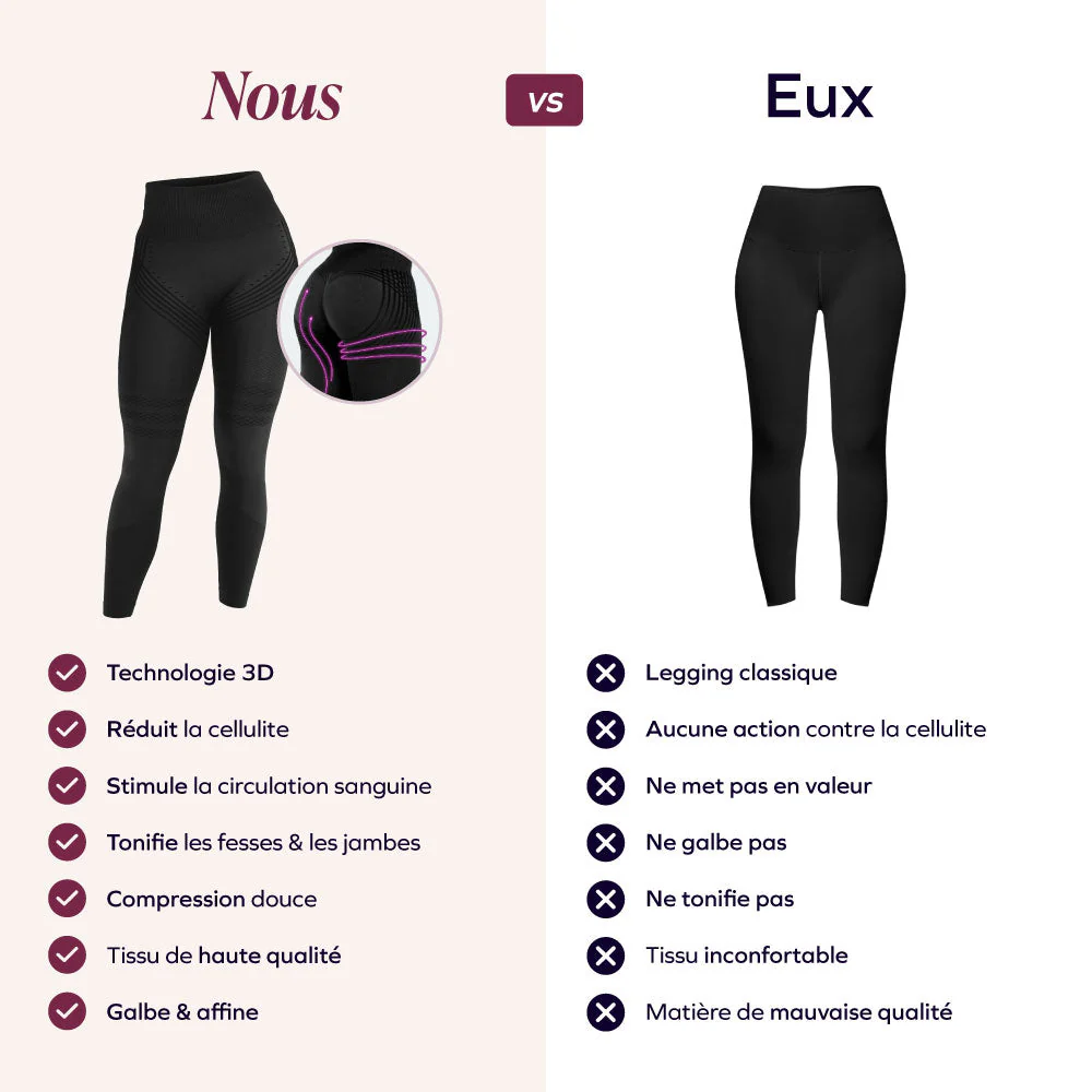 Legging 3D | Noir