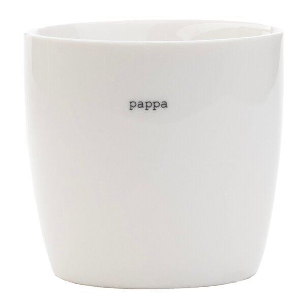 Krus pappa 30 cl hvit
