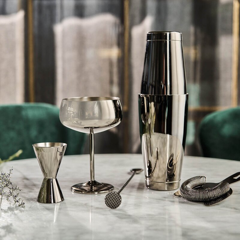Sontell Silver målebeger 2/6 cl blankpolert