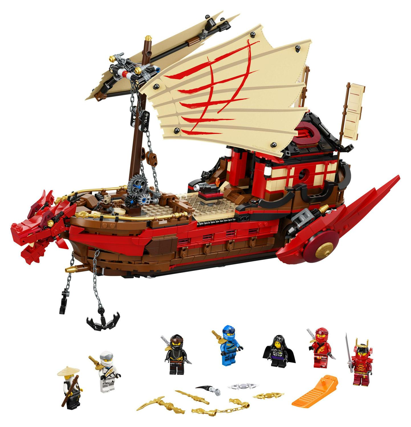 LEGO NINJAGO Legacy Destiny'S Bounty 71705 Ninja Building Toy Ages 9+ (1.781 Pieces)