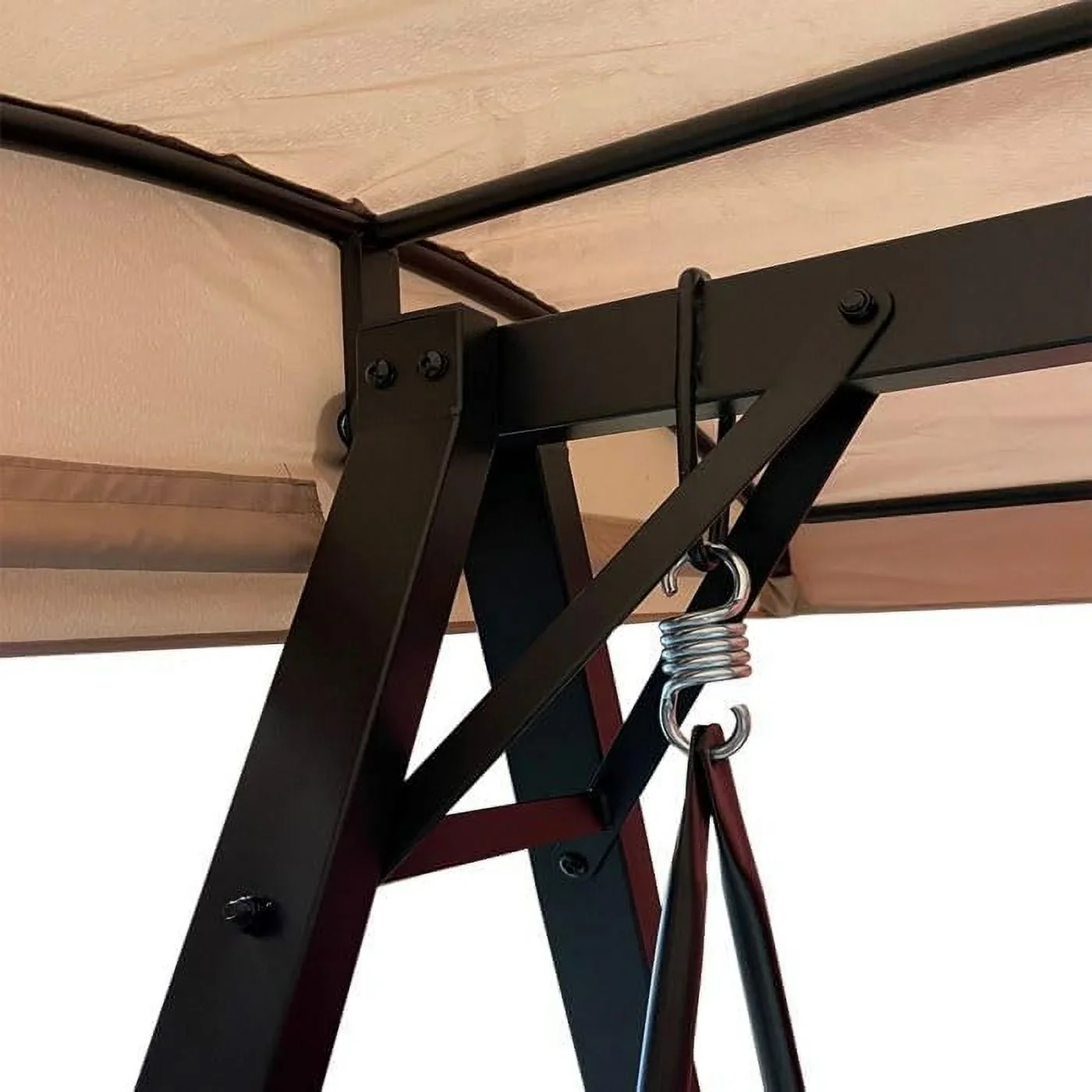 Garden Winds Replacement Canopy Top Cover Compatible with Style Selections Swing - Only Fits Model GCS00395A - RipLock 350