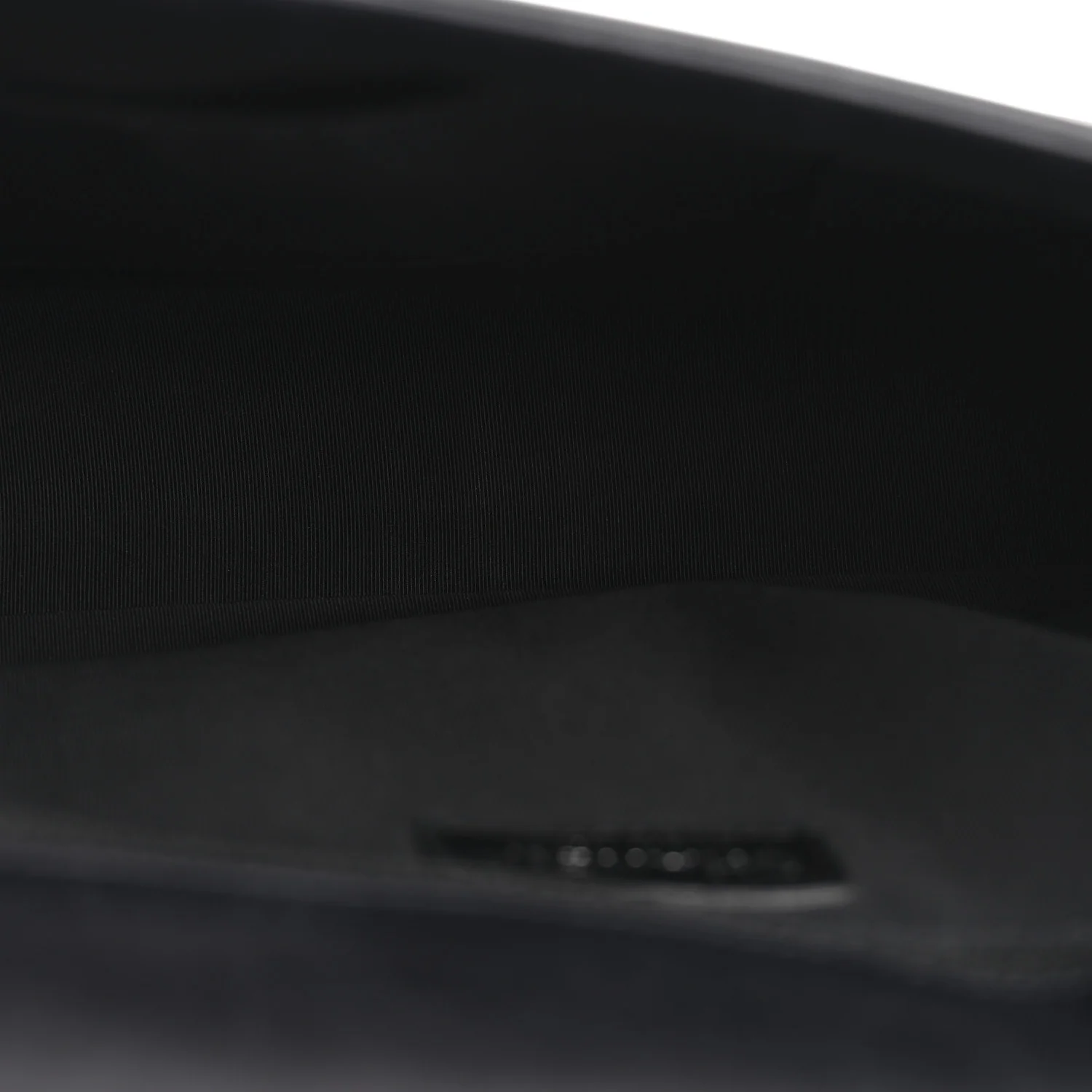 Calfskin Embossed Stitch Large Boy Flap Black