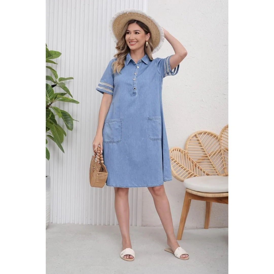 Brianne | Robe en Jean Flatteuse