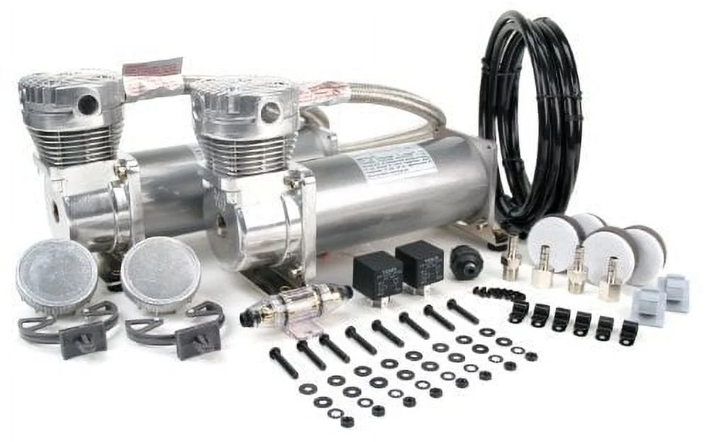 Dual Pewter 480C Value Pack (200 PSI, 480C/2, 165/200 P. Switch, 40 Amp Relay/2, Fuse Holder)