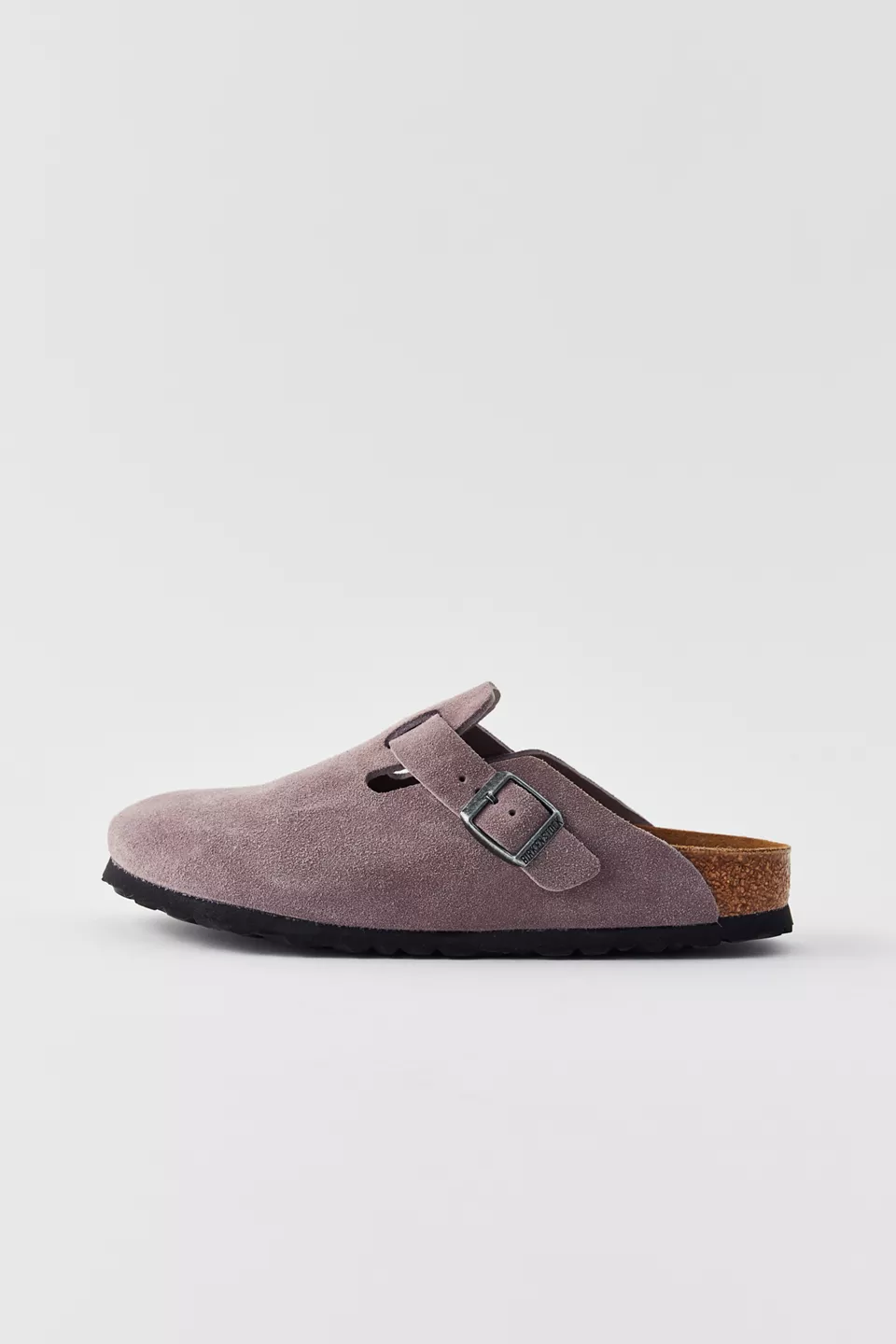 Birkenstock Women's Boston Soft Footbed Suede Clogs - Purple