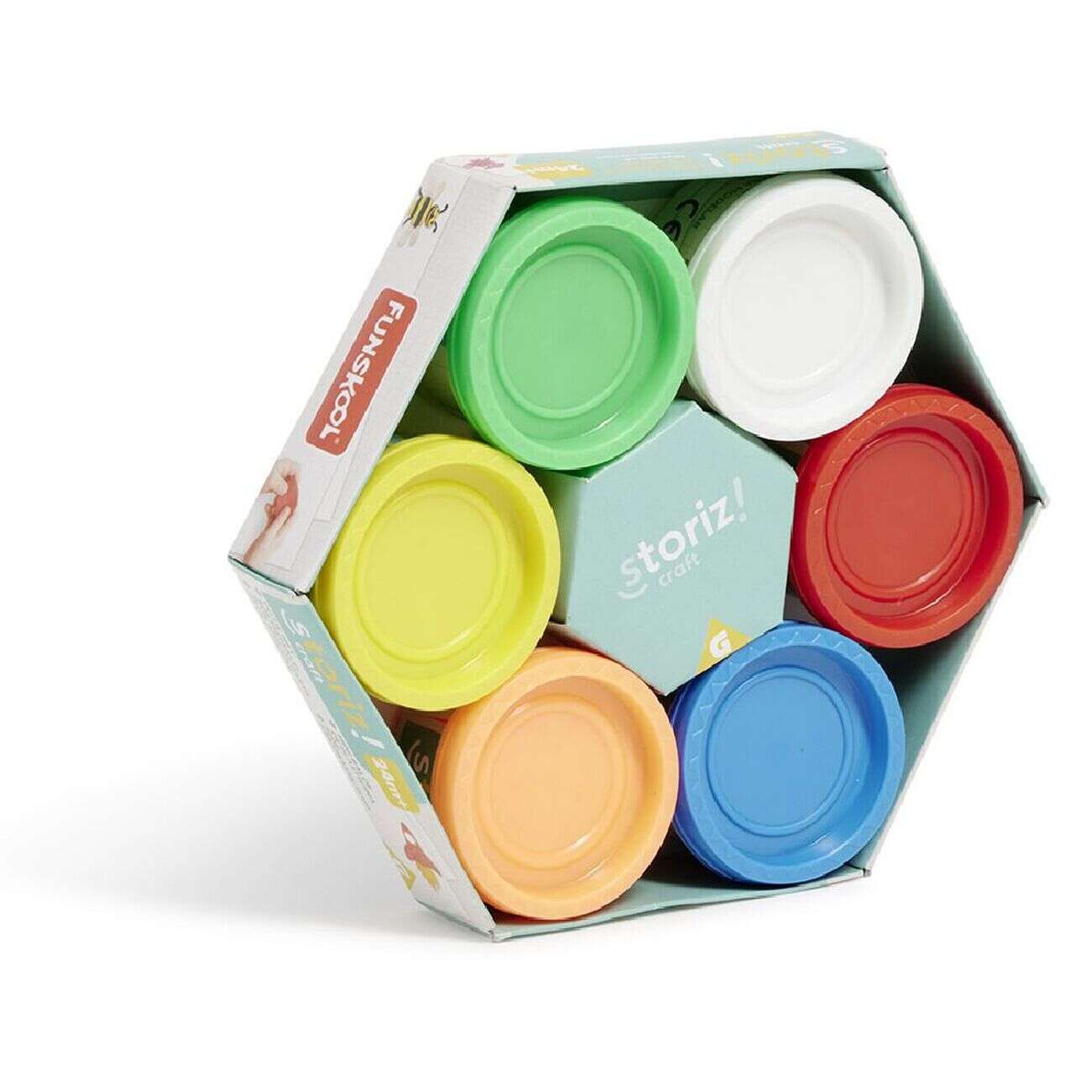 Pâte à modeler mini pot 25g x6