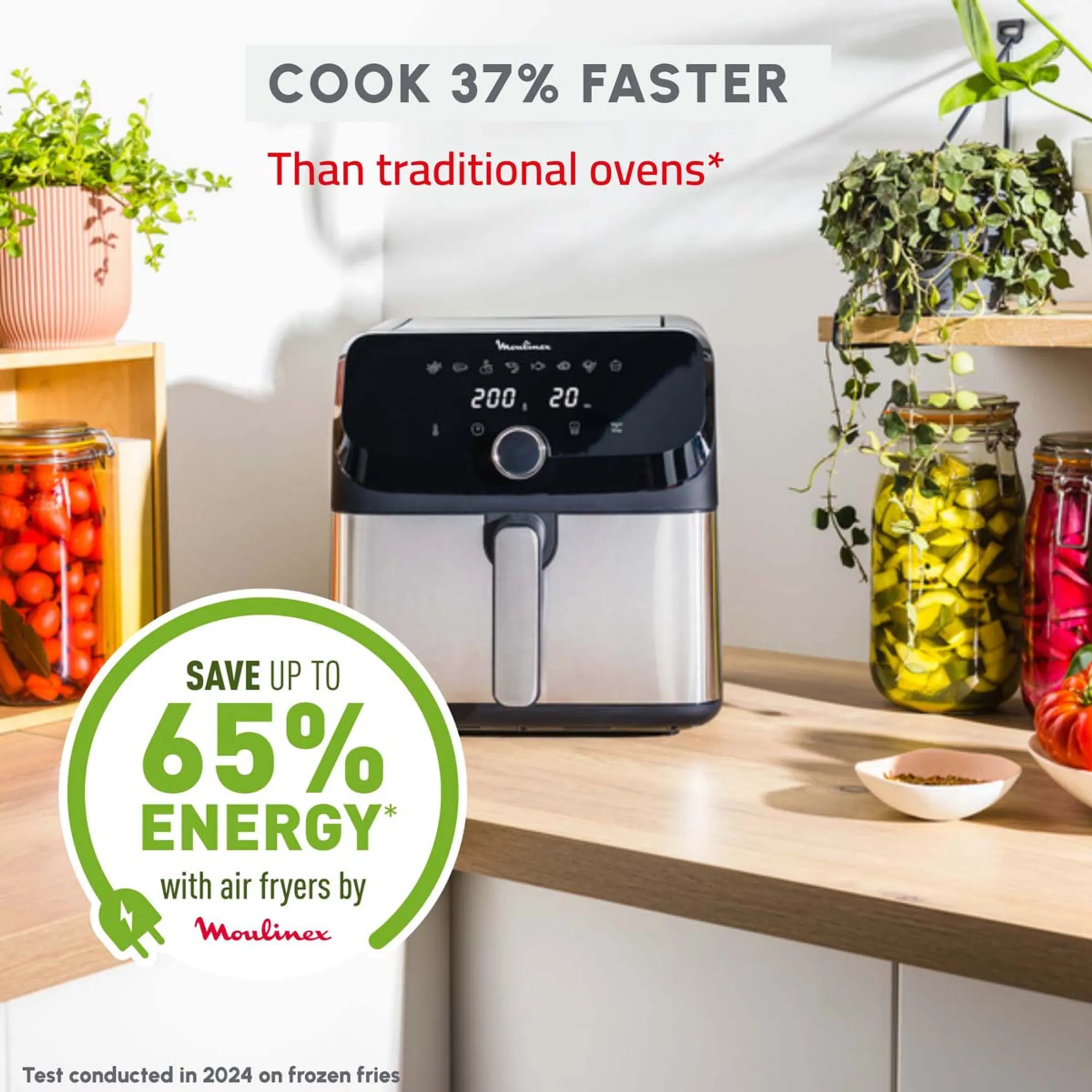 Moulinex Airfryer Easy Fry Mega EZ855D20