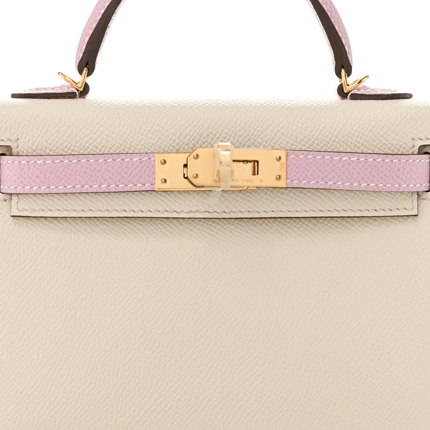 Epsom Horseshoe Mini Kelly Sellier 20 Craie Mauve Sylvestre