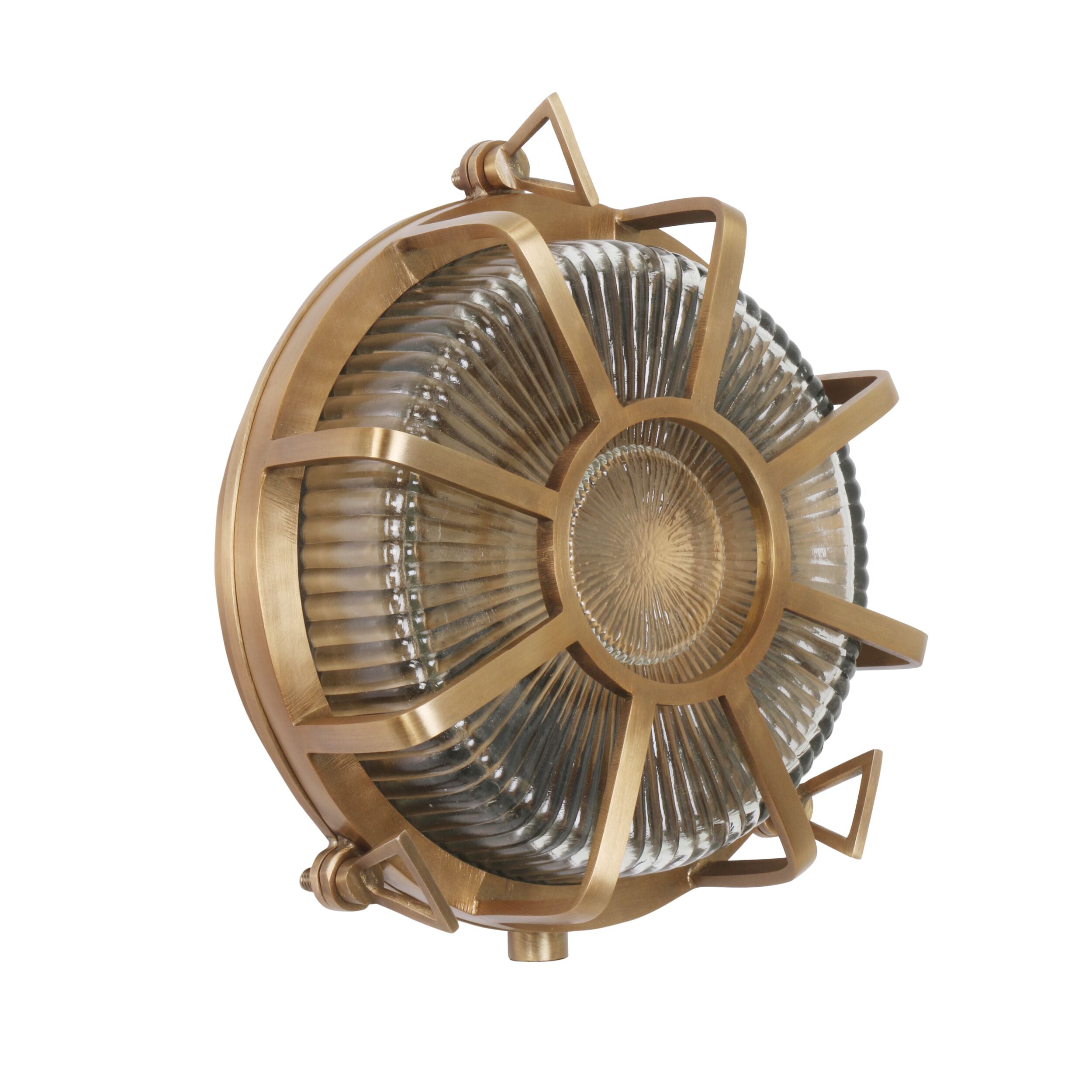 Seagate Exterior Wall Bracket Solid Brass 21x11cm