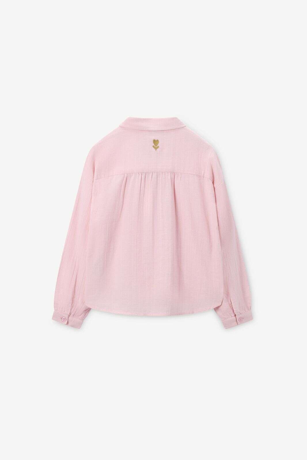 Lichtroze blouse met emboidery