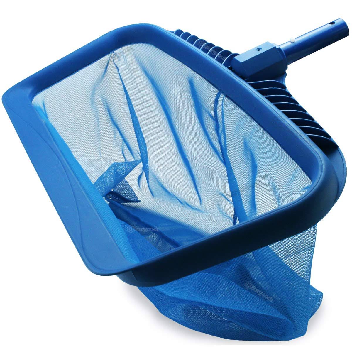 Stargoods Pool Skimmer - Heavy Duty Cleaner Tool & Net Bag Leaf Cleaning