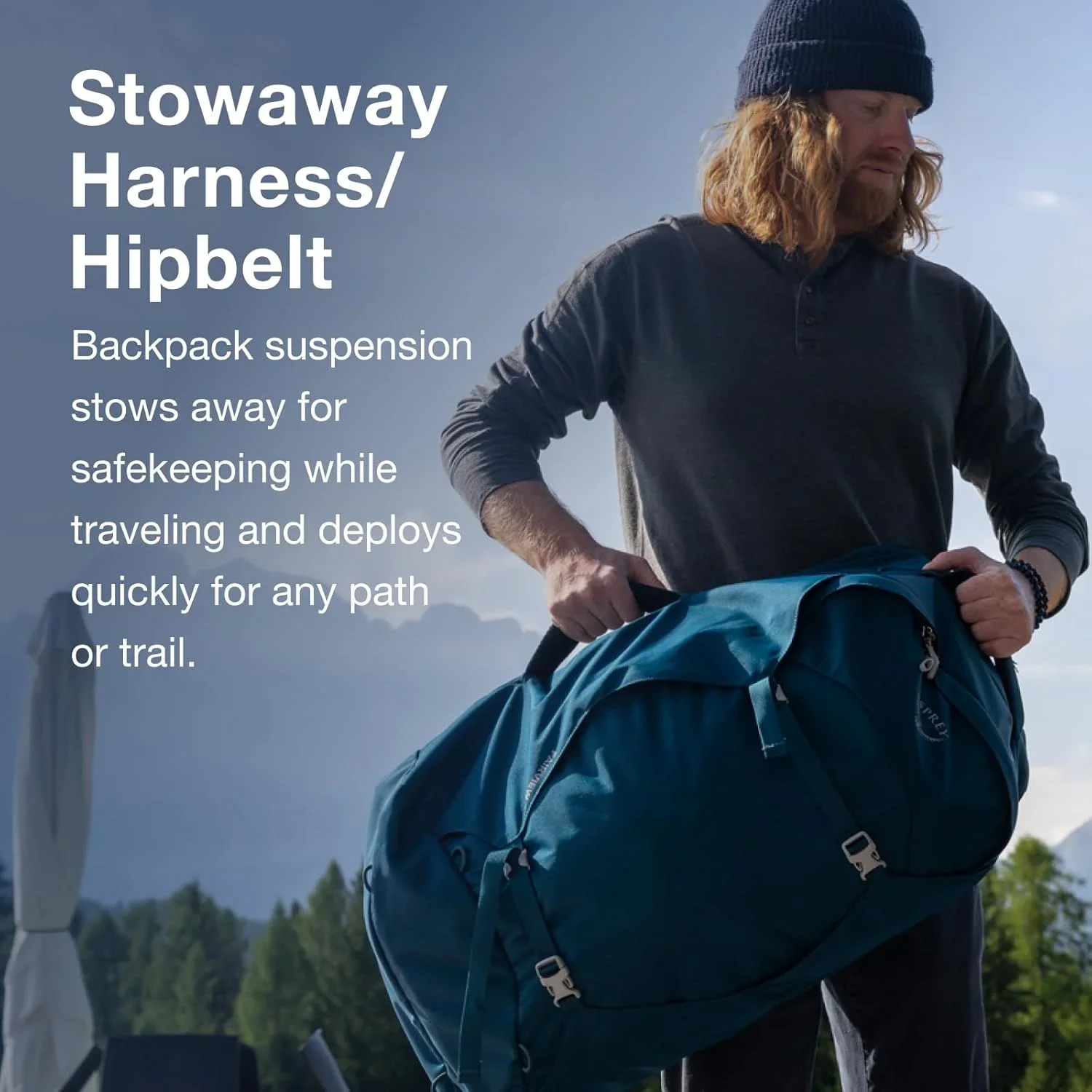 Osprey Fairview 40L Womens Travel Backpack - Winter Night Blue