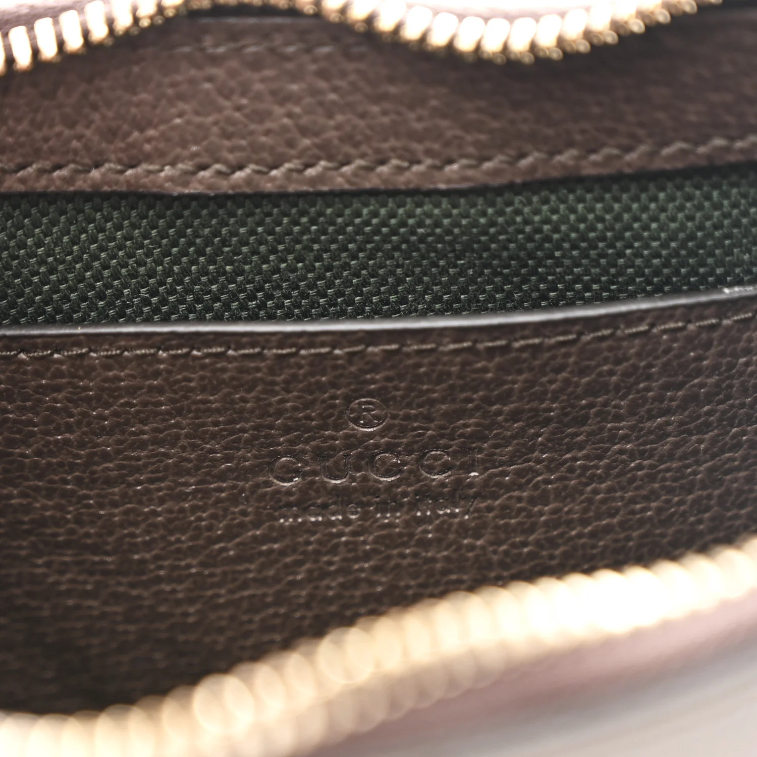 GG Supreme Monogram Textured Dollar Calfskin Web Mini Ophidia Shoulder Bag Beige Ebony New Acero