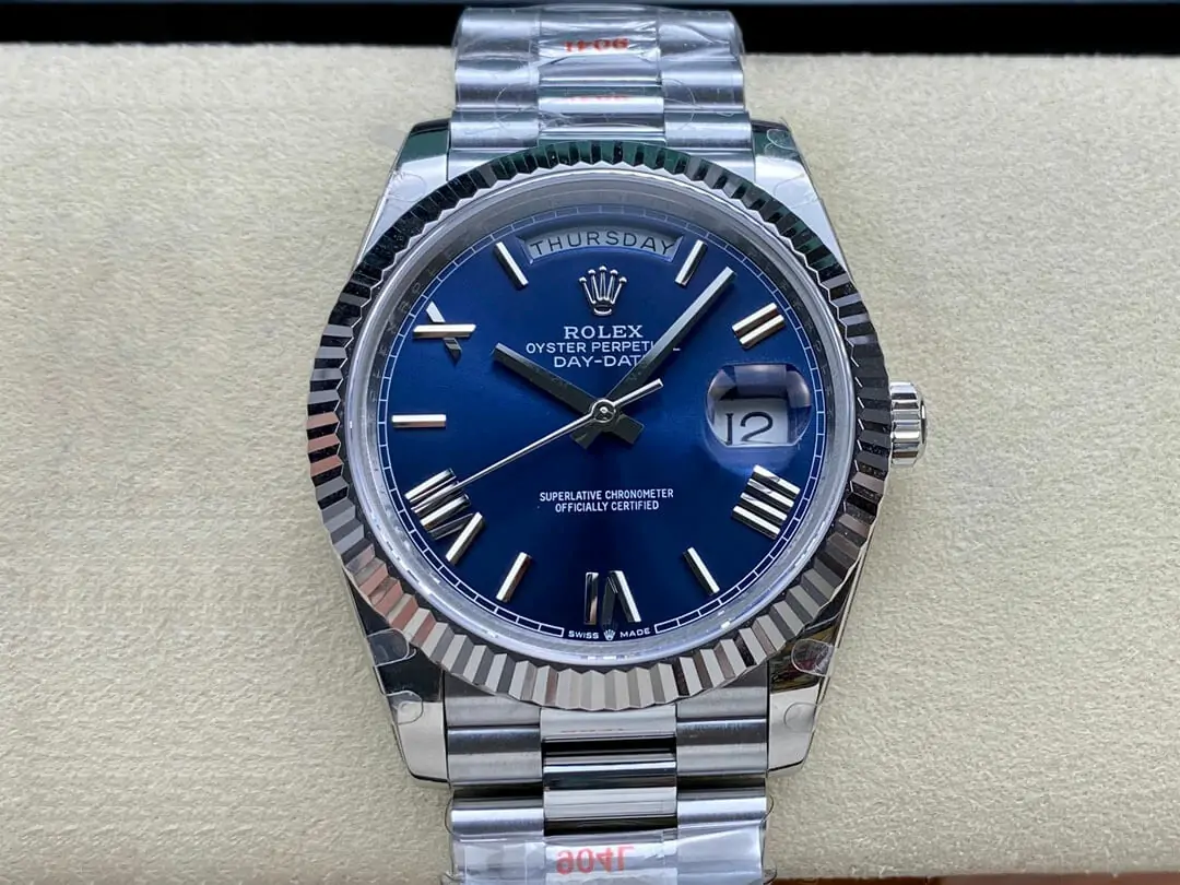 Rolex Day Date M228236-0007 GM Factory V2 Blue Dial