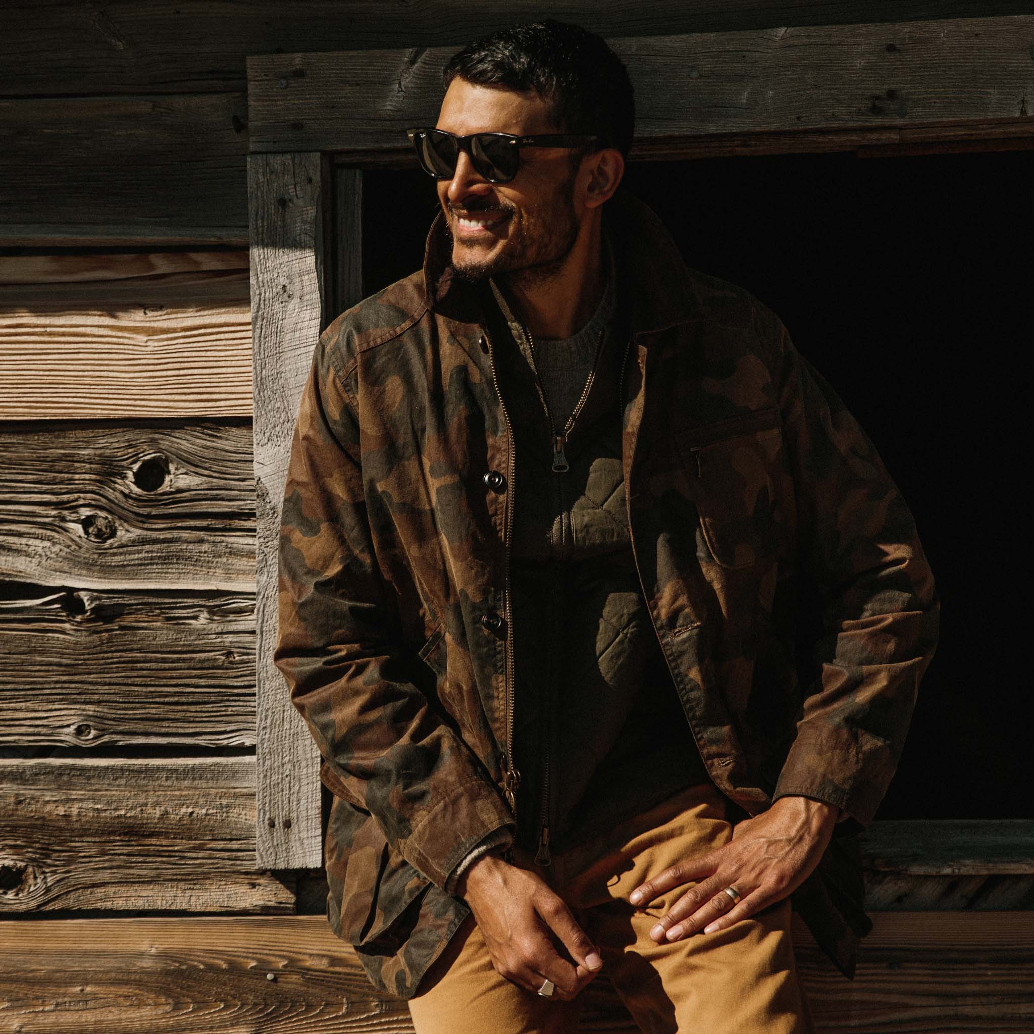 La veste de terrain en camouflage