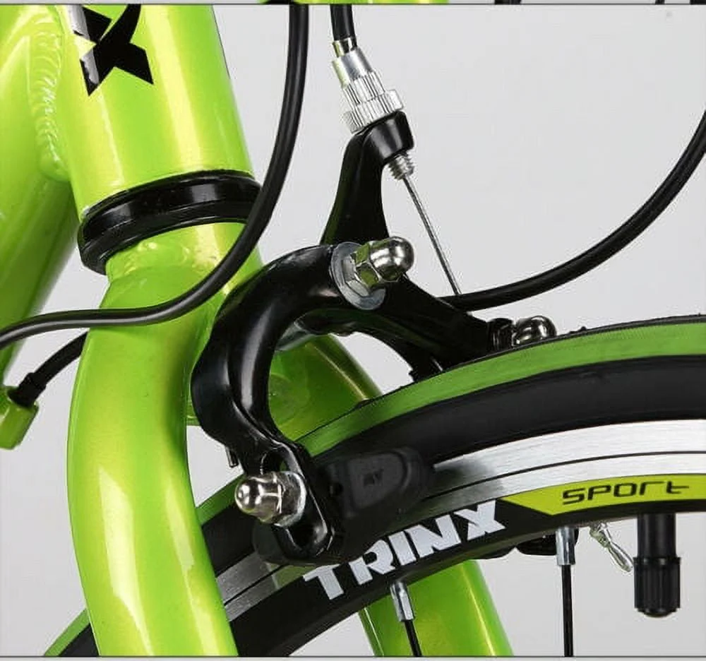 Trinx TEMPO1.0 700C Road Bike 21 Speed Racing Bicycle Black Green