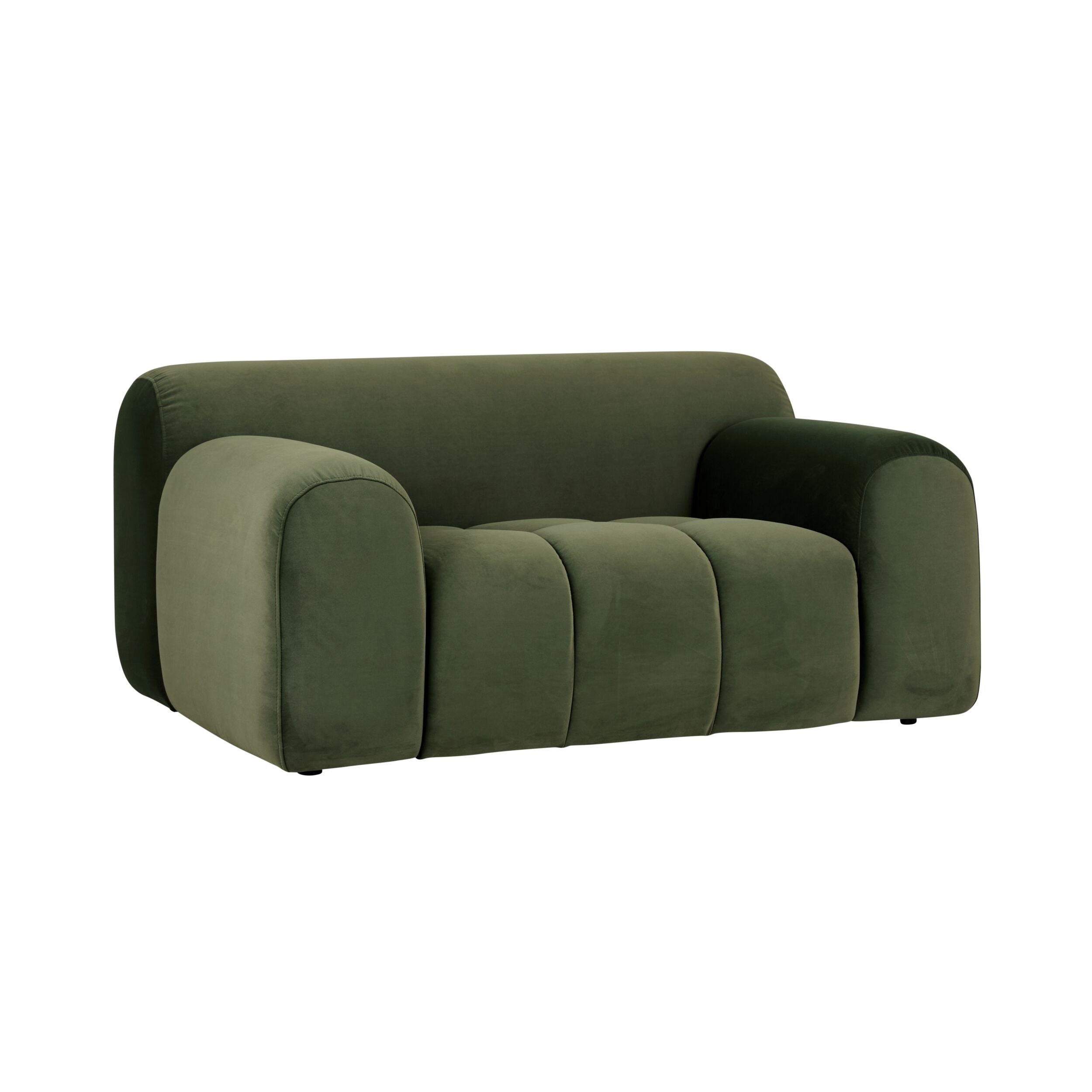 Alexis Velvet Armchair Eucalyptus